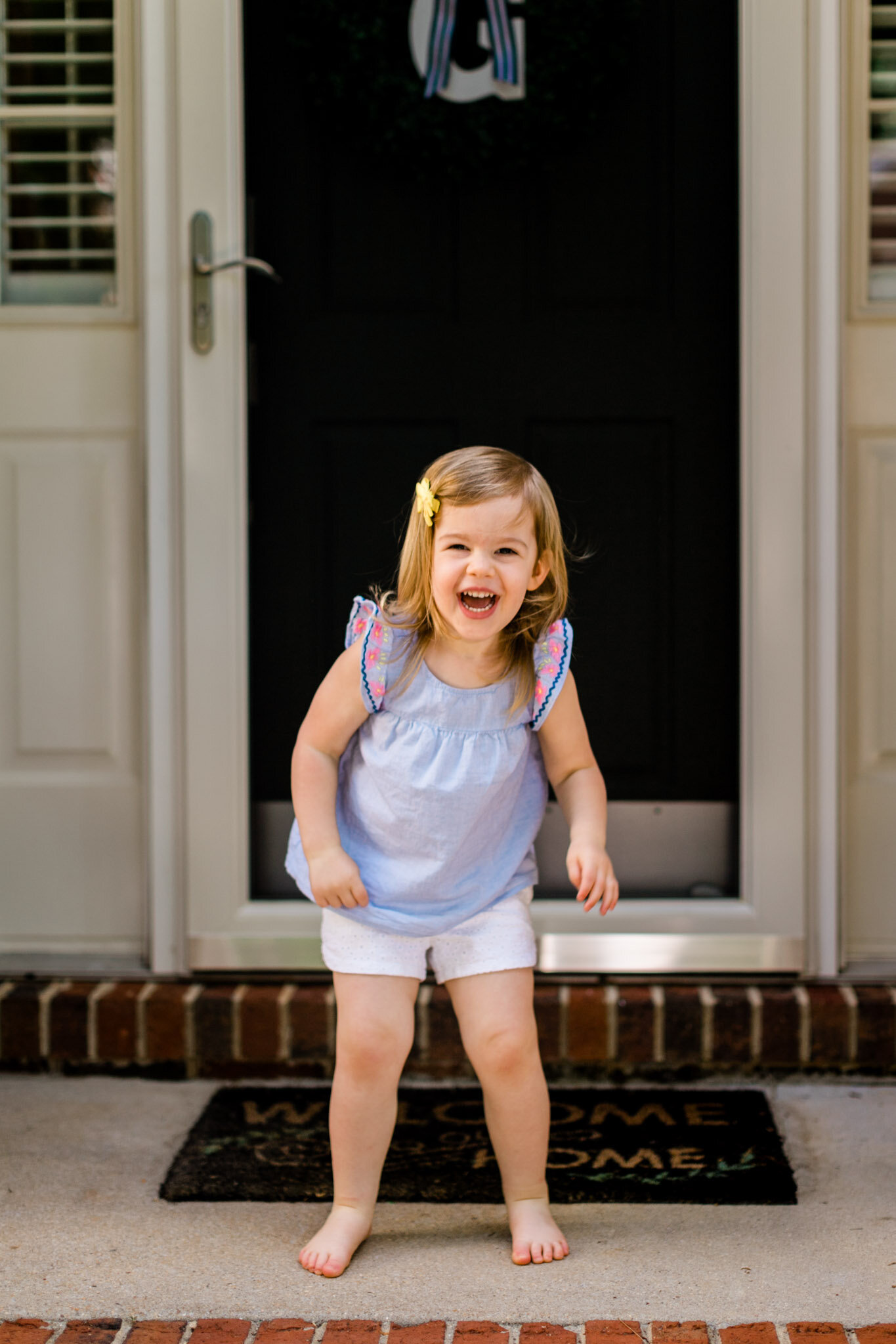 Raleigh Family Photographer | By G. Lin Photography | Little girl laughing