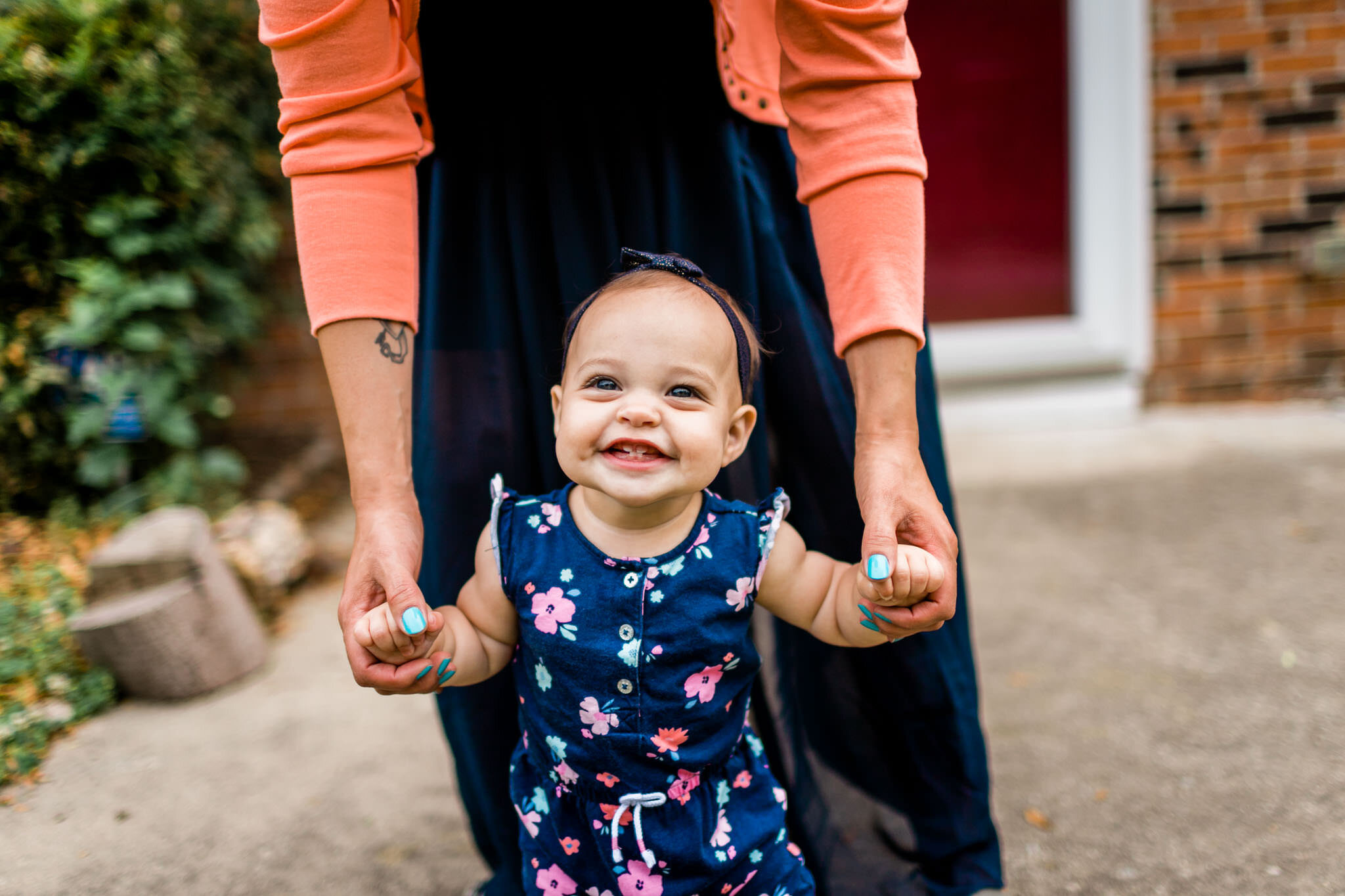 Raleigh Family Photographer | By G. Lin Photography | Baby girl smiling