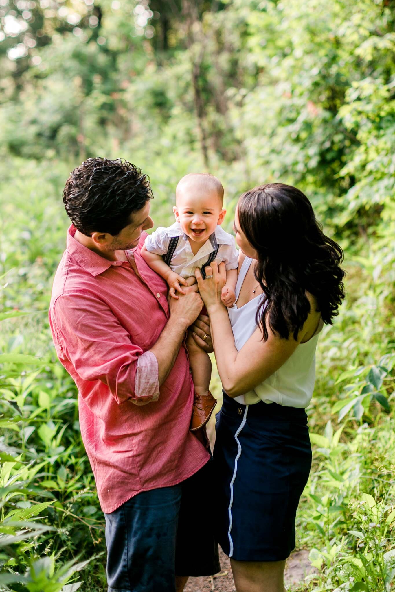 Raleigh Family Photographer | By G. Lin Photography | Cute candid photo of boy laughing