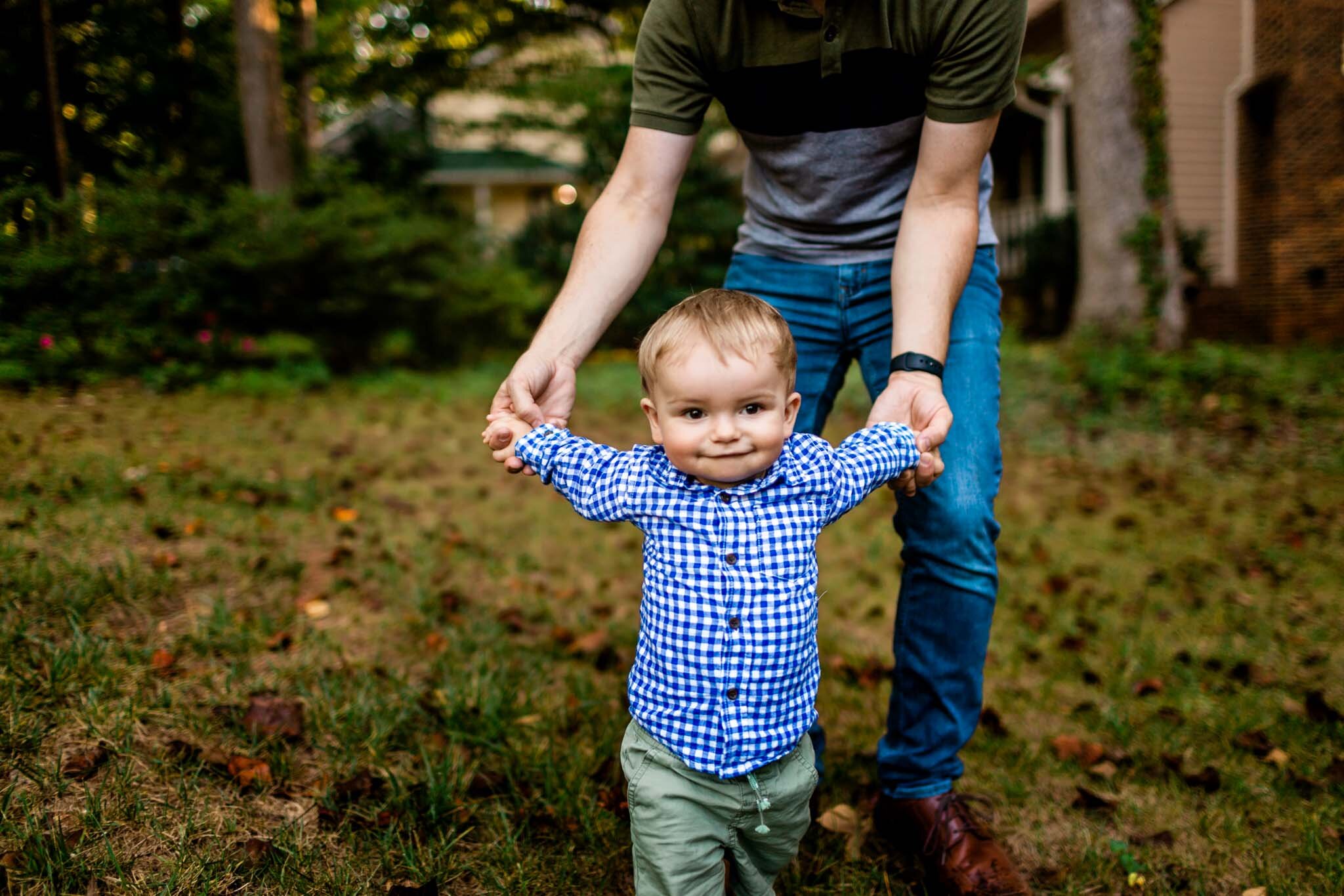 Raleigh Family Photographer | By G. Lin Photography | Portrait of one year old boy