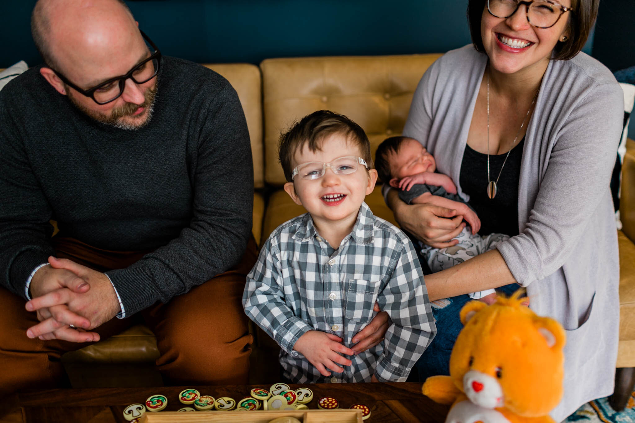 Raleigh Lifestyle Family Photographer | By G. Lin Photography | Little boy laughing