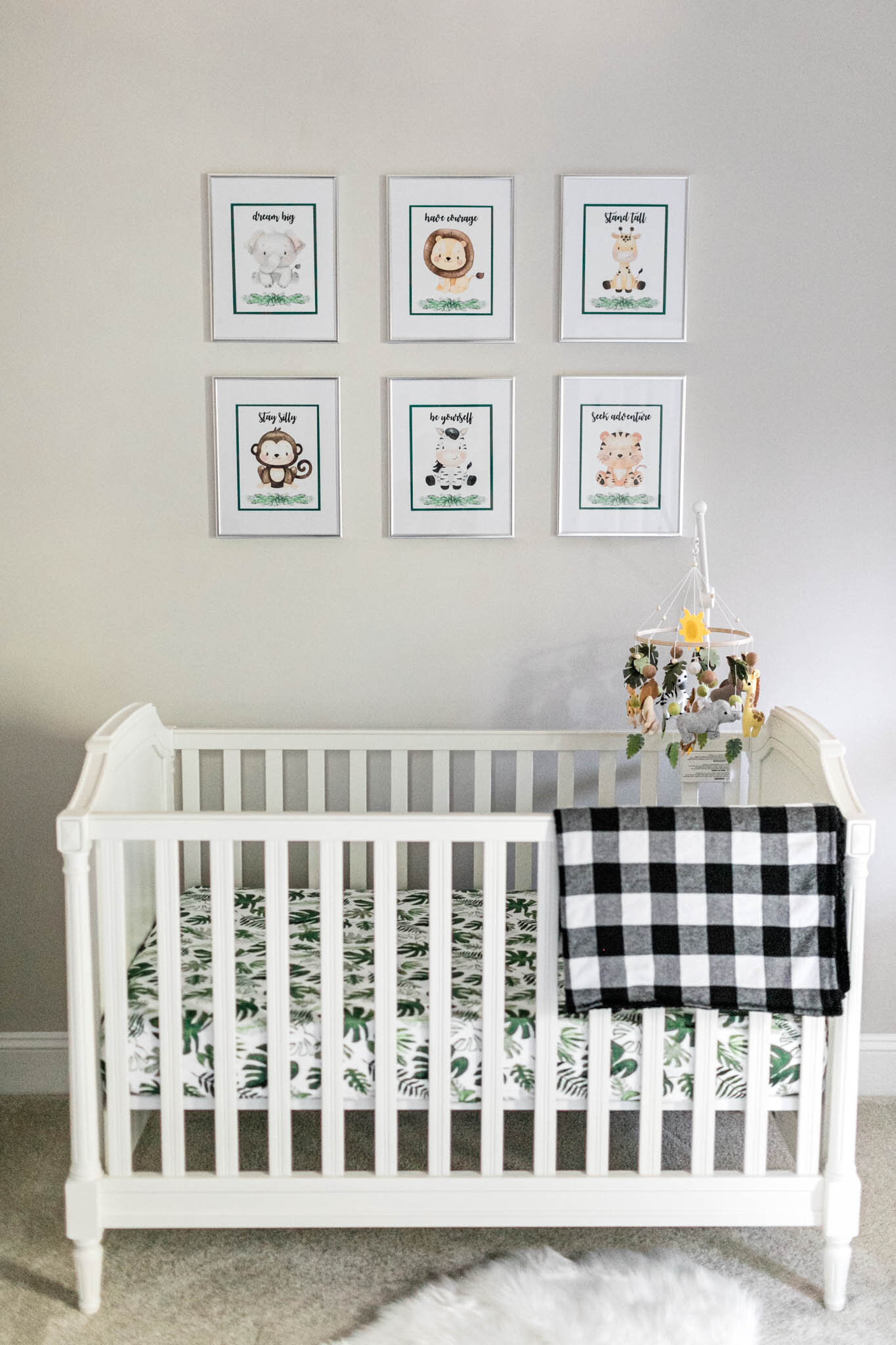 Raleigh Newborn Photographer | By G. Lin Photography | White crib in baby nursery