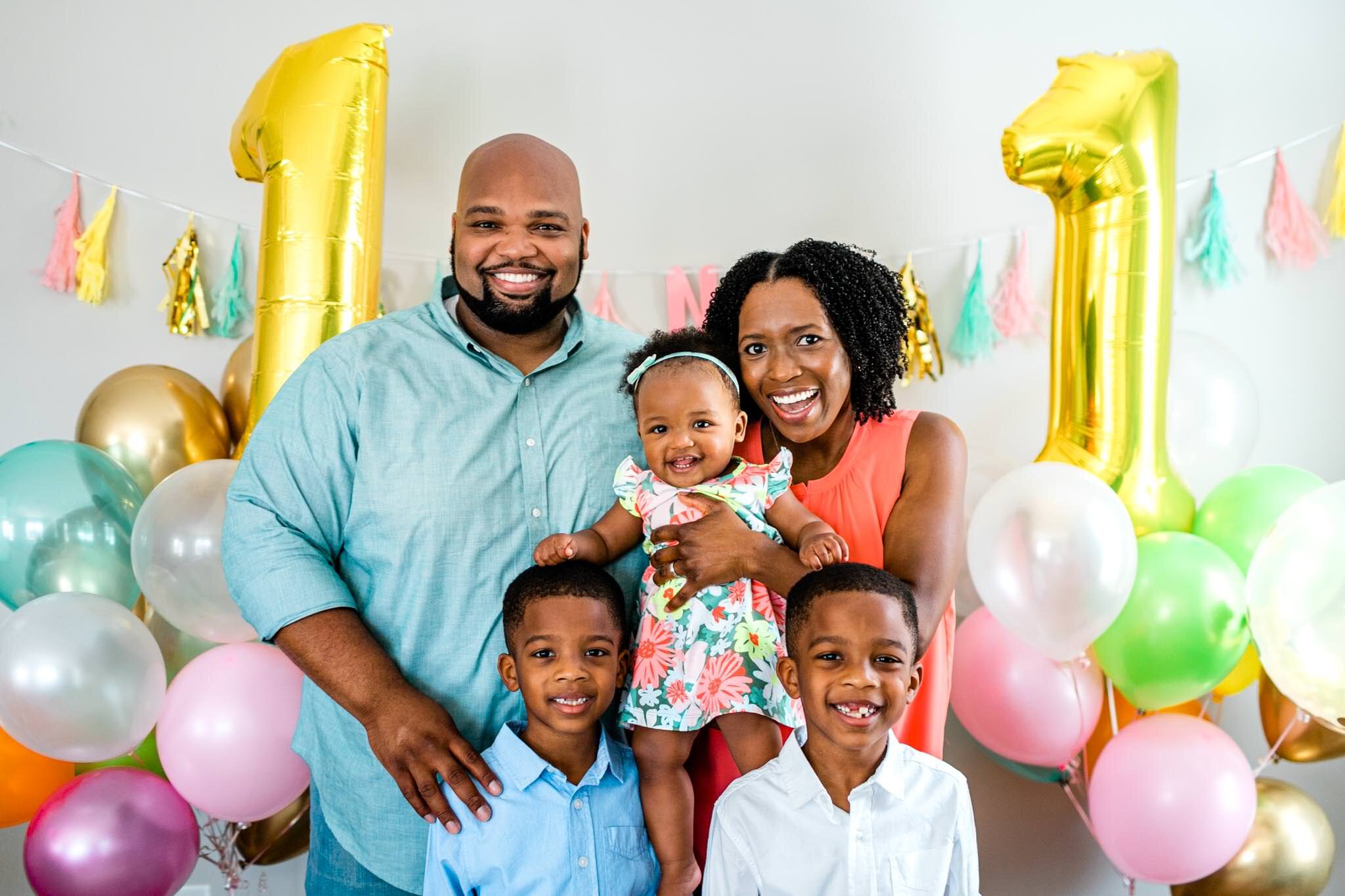 Durham Family Photographer | By G. Lin Photography | Candid family portrait inside home