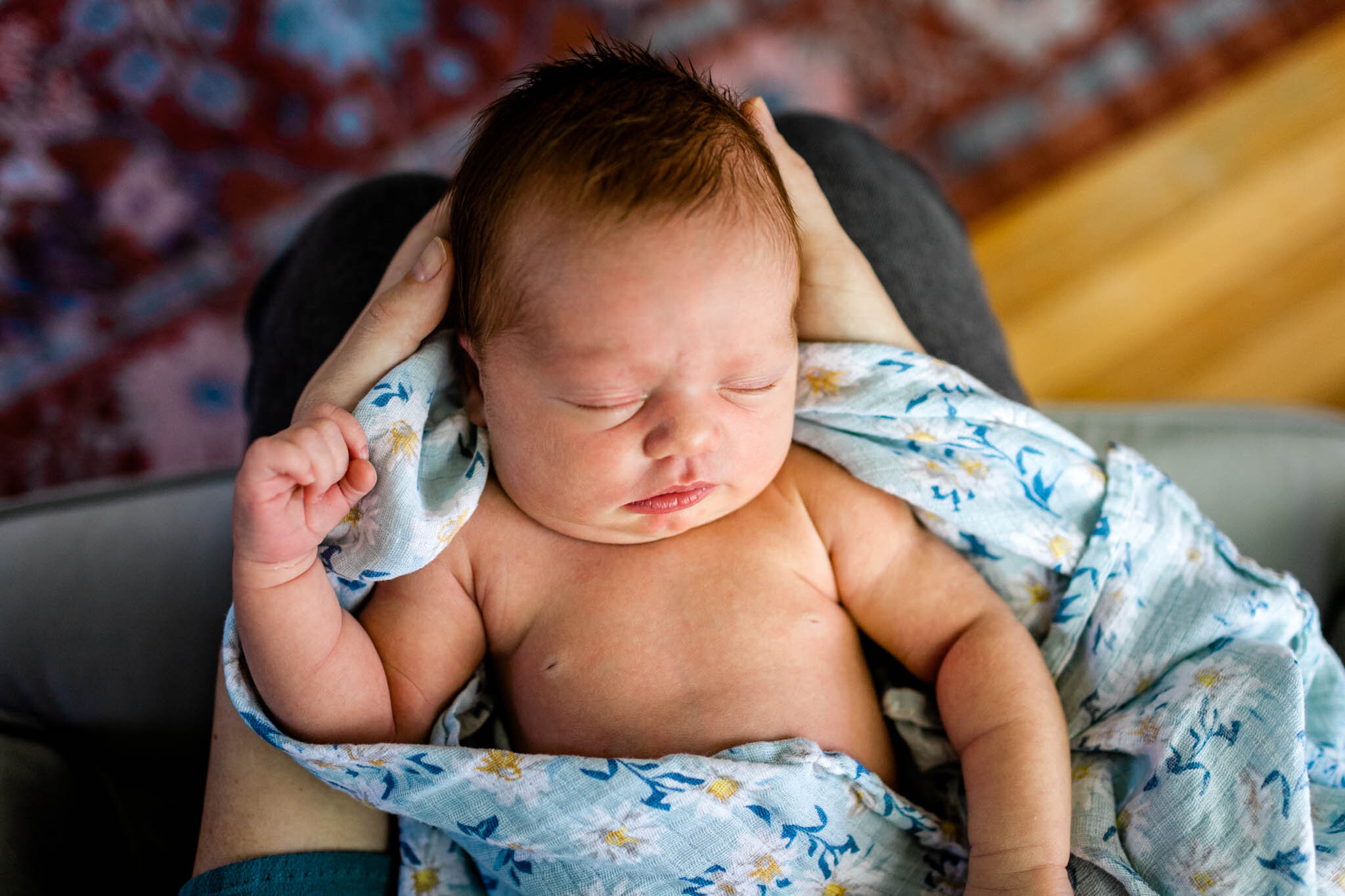 Durham Newborn Photographer | By G. Lin Photography | Newborn baby girl sleeping