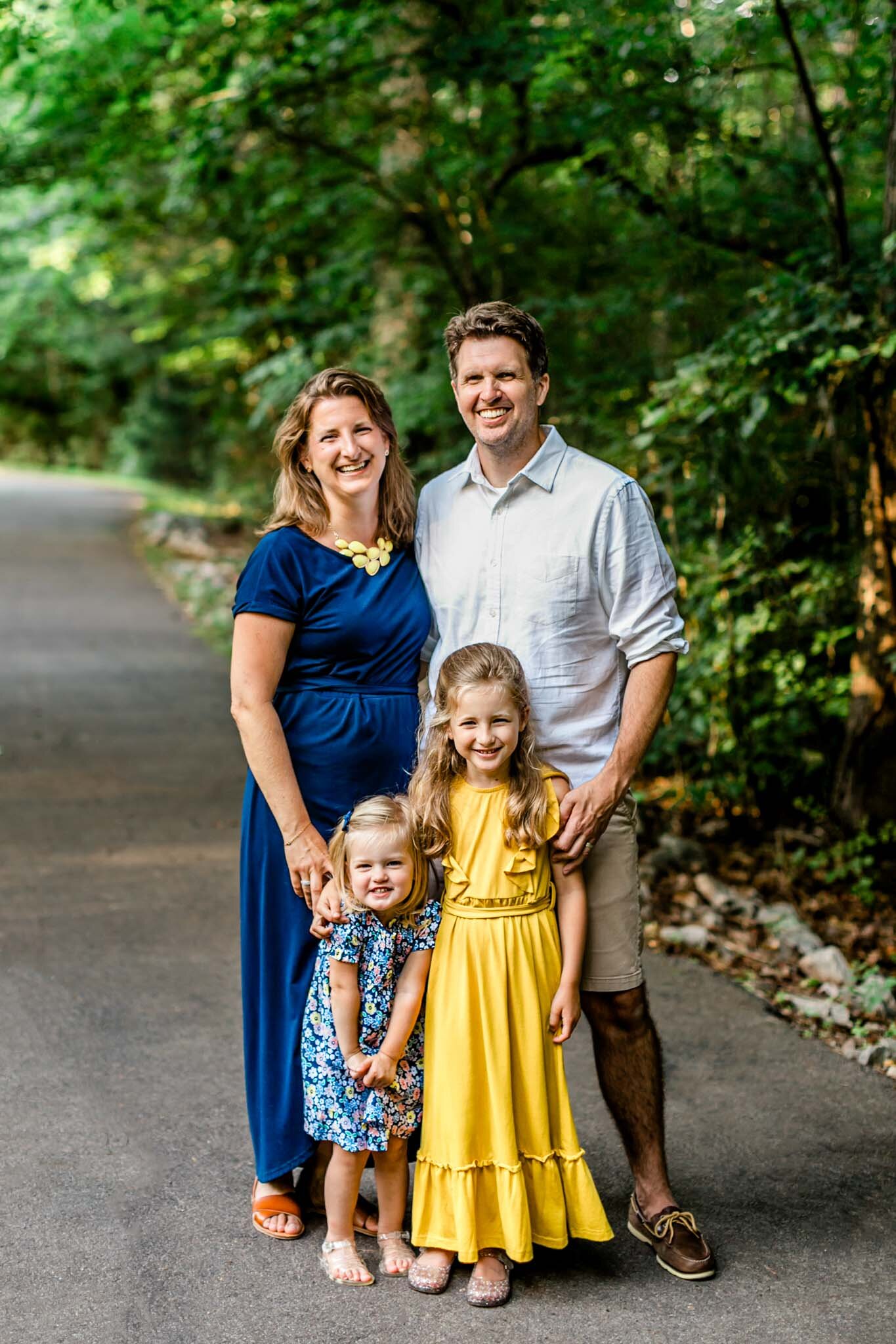 Cary Family Photographer | By G. Lin Photography | Beautiful summer family photo at North Cary Park