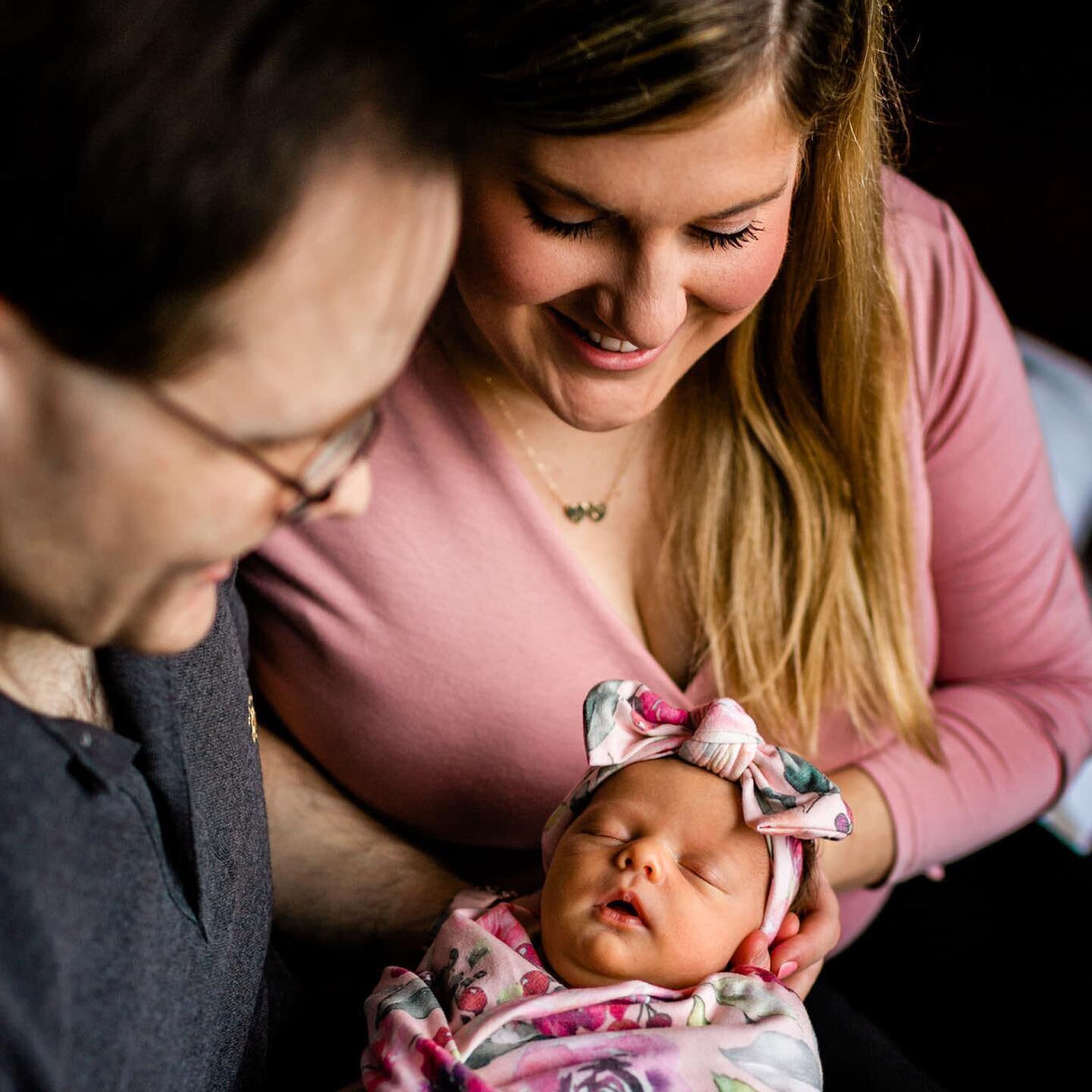 What a JOY it was to capture newborn photos for my friends, Juliet and Chris! They welcomed a BEAUTIFUL baby girl in January, and she was truly a sweet and happy baby. Even at the beginning of the shoot, she gave the cutest little expressions and gri