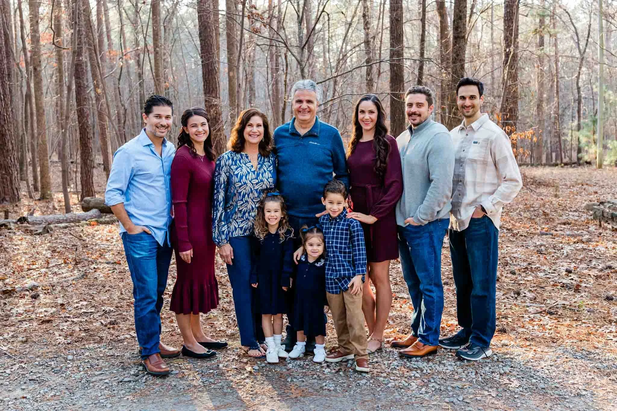 A Beautiful Family Reunion at Umstead Park | Cary Family Photographer