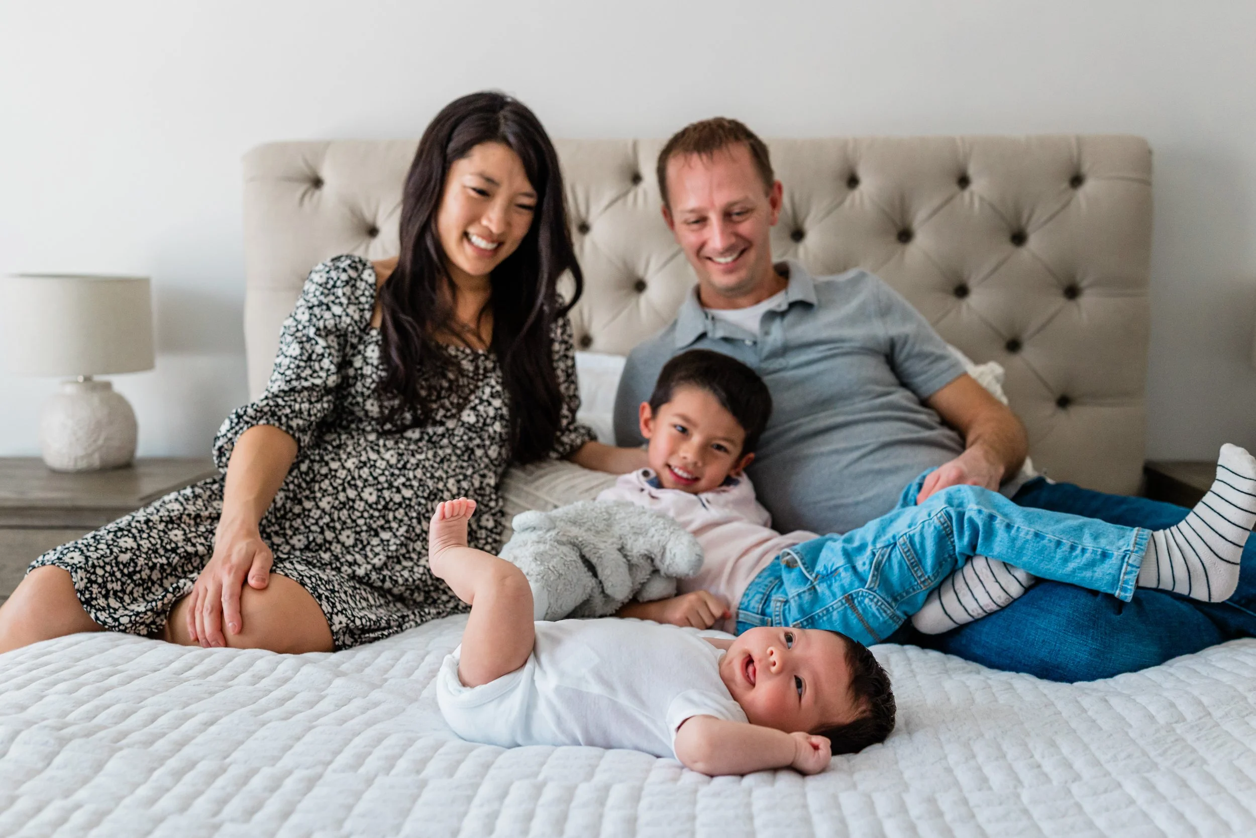 A Cozy Lifestyle Newborn Session at Home | Apex Newborn Photographer
