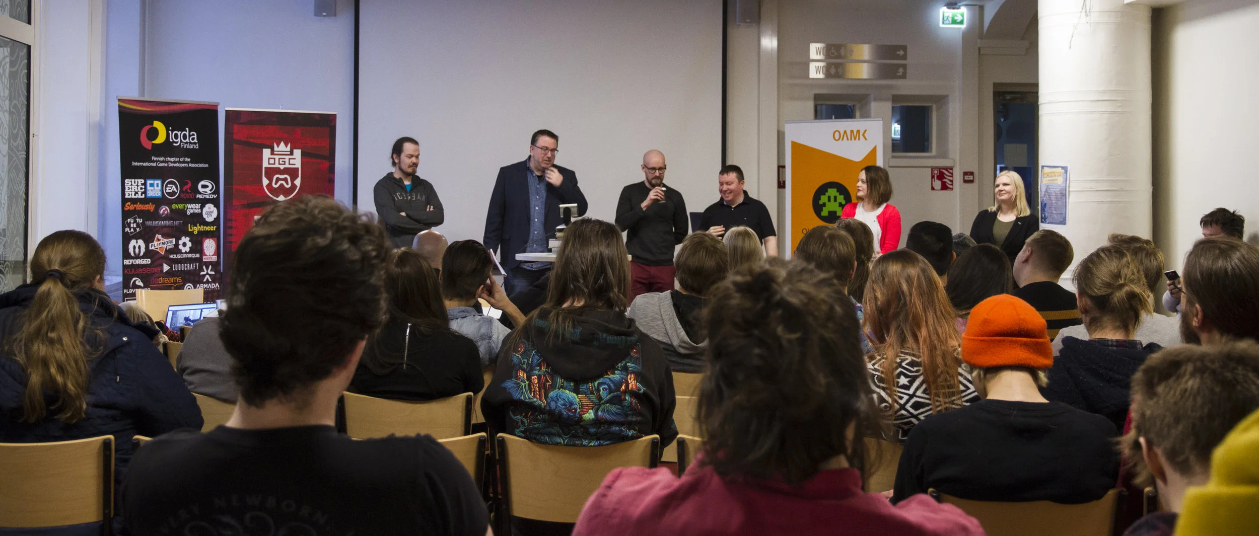Judges from left to right: Ilpo Alatalo, Henrik Jonsson, Tuomas Soukka, Petri Paananen, and Anne Ryynänen