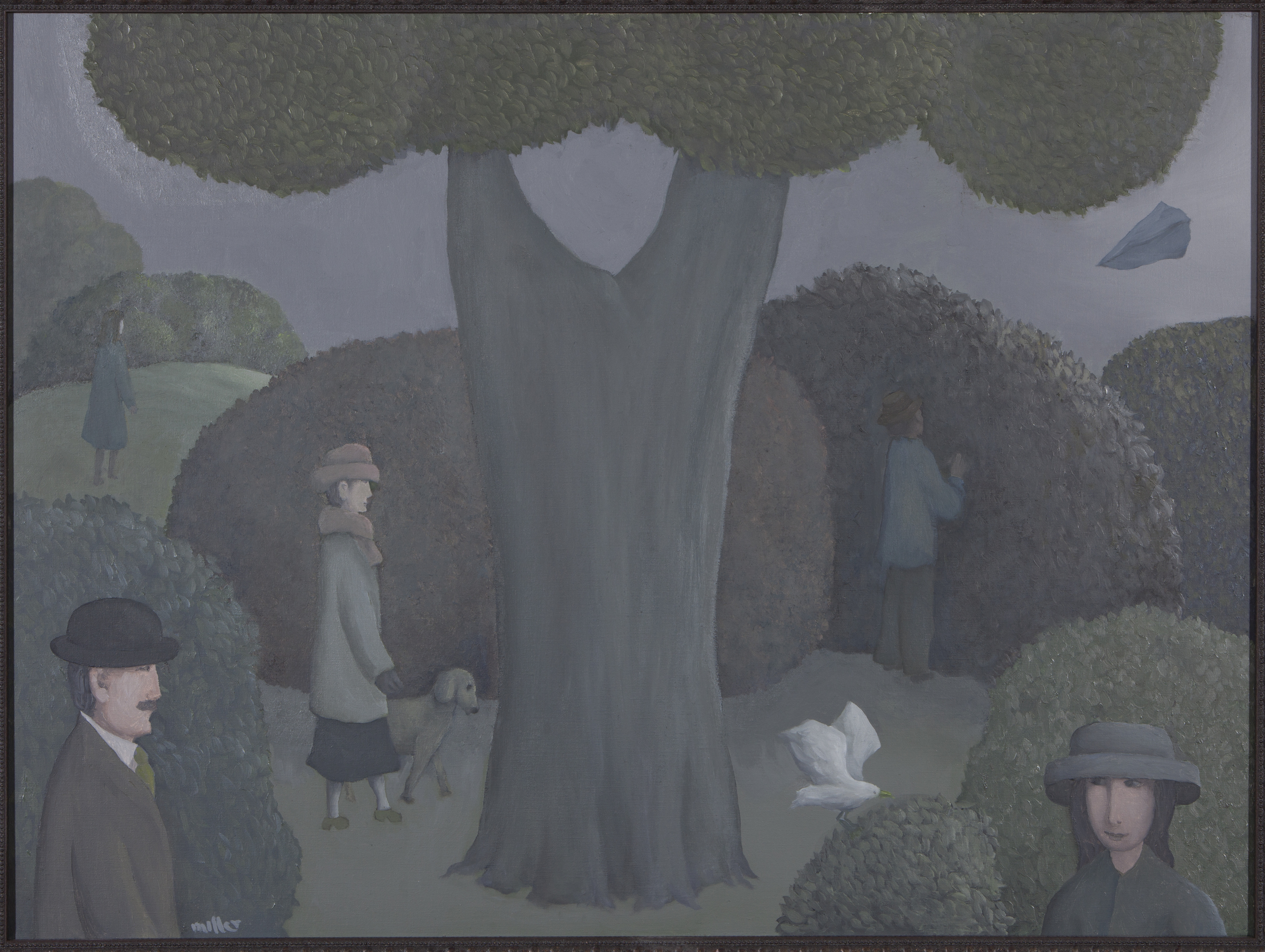  Park Scene - 2007 - Oil on Canvas - 20 X 14 inches 