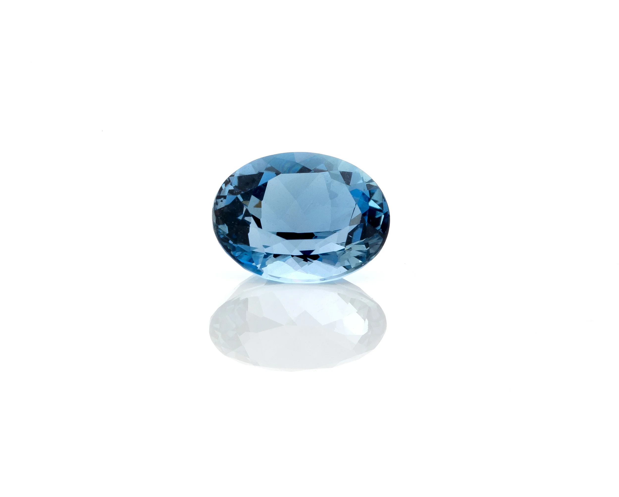 One of the rarest and most expensive varieties of aquamarine are gemstones with a deeply saturated blue , color beryl known as "Santa Maria." They are named in honor of Santa Maria de Itabira, which is the site in Brazil where the first such stones were discovered in the 1950s.