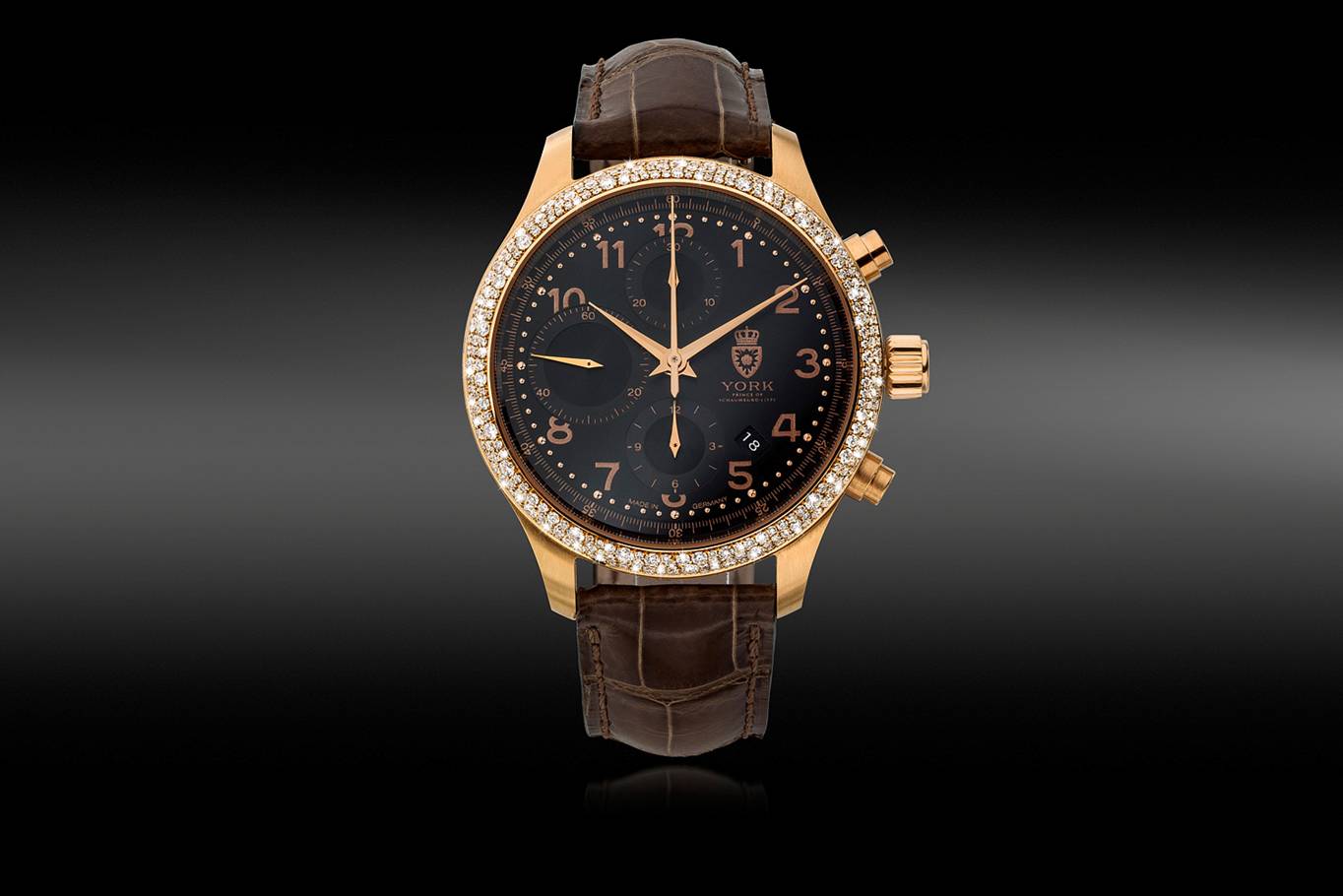 YORK Max Sause rose gold set with diamonds