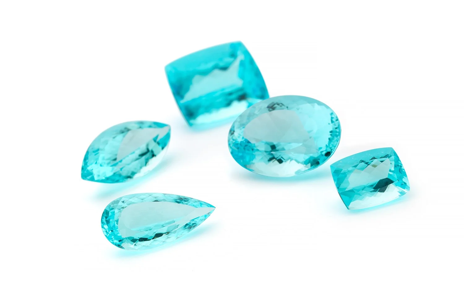 extremely rare, clean big size Paraiba tourmalines