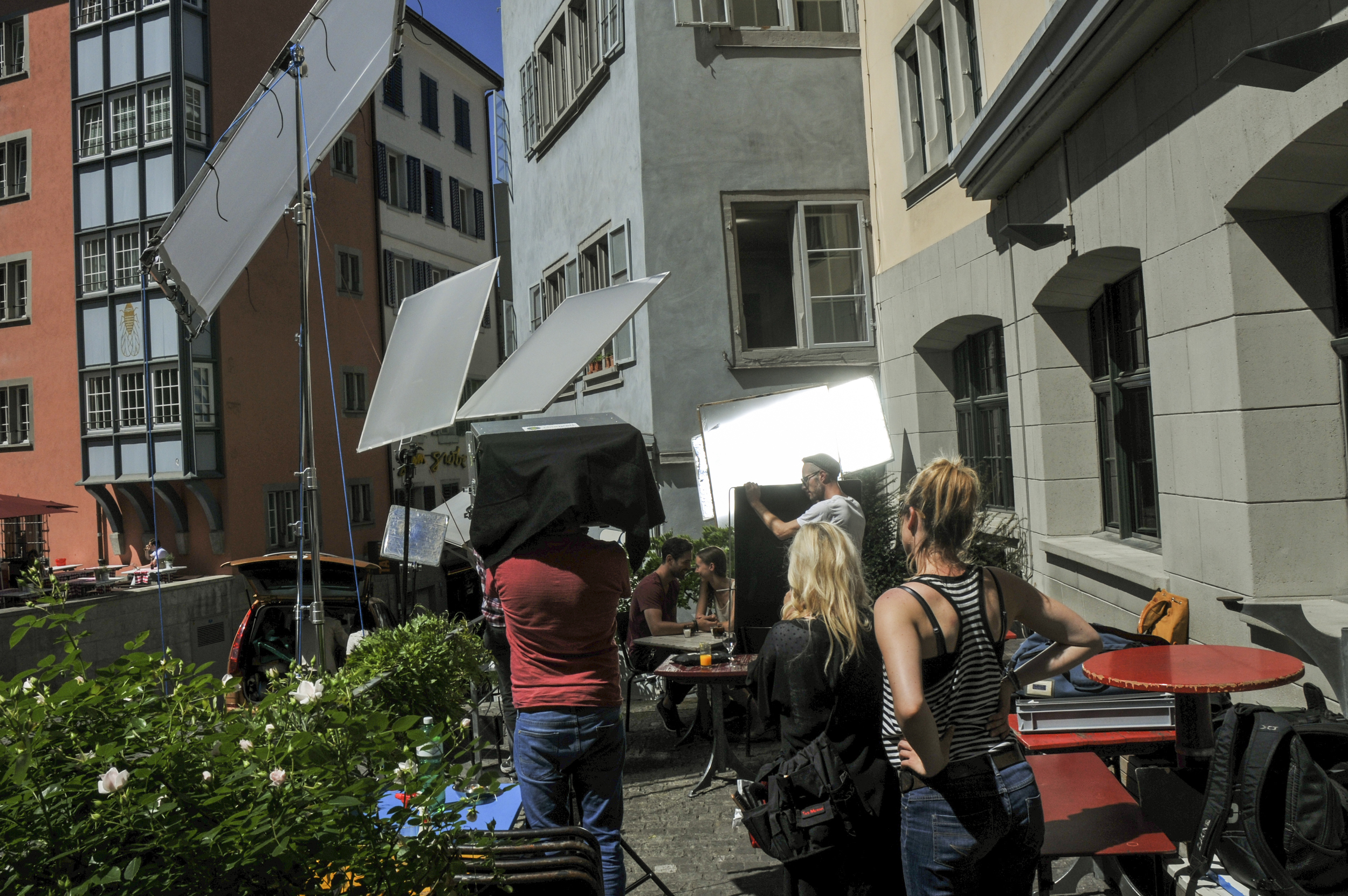 Love on the terrace. (Foto: Jela Hasler)