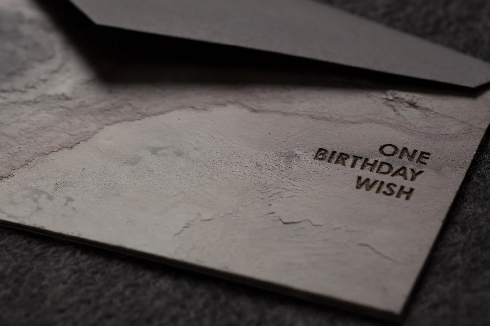 Sentiments engraved in a finely cut stone quarried in Rajasthan, India