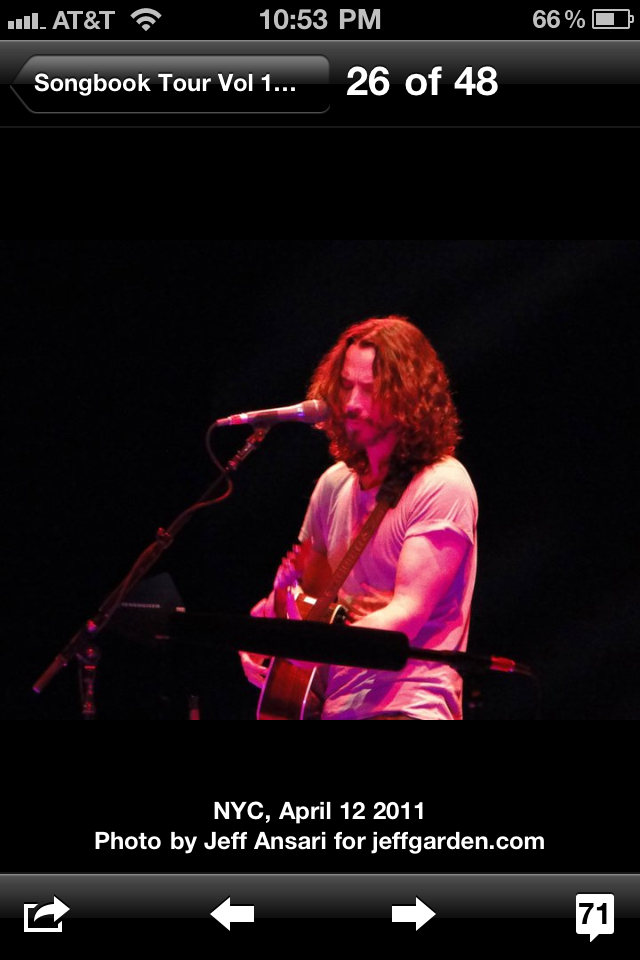 Chris Cornell Facebook Tags Our Photo