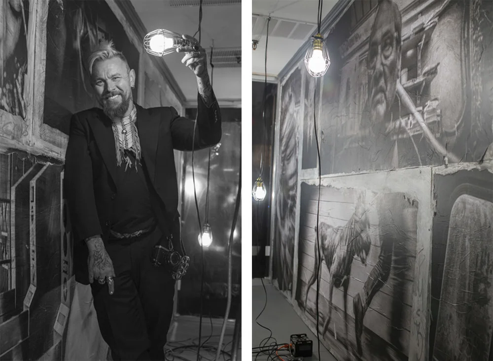http://museemagazine.com/culture/culture/art-out/clay-patrick-mcbride-3rd-rail-a-site-specific-installation-at-foley-gallery