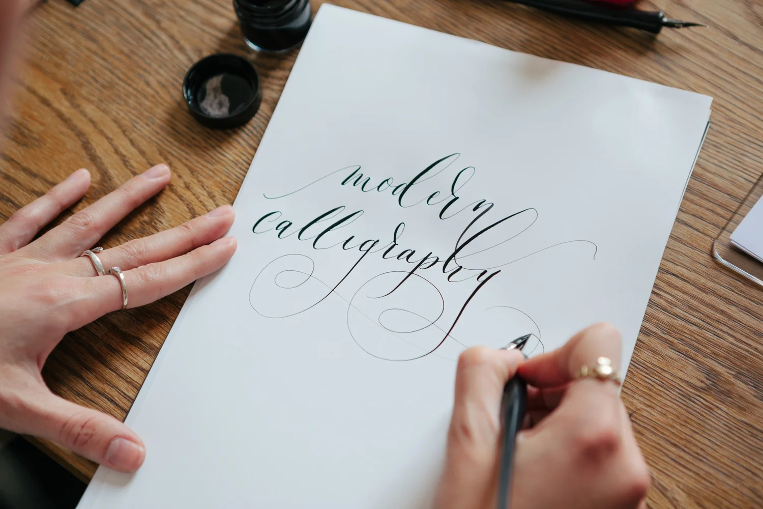 Modern Calligraphy Workshop Lamplighter London