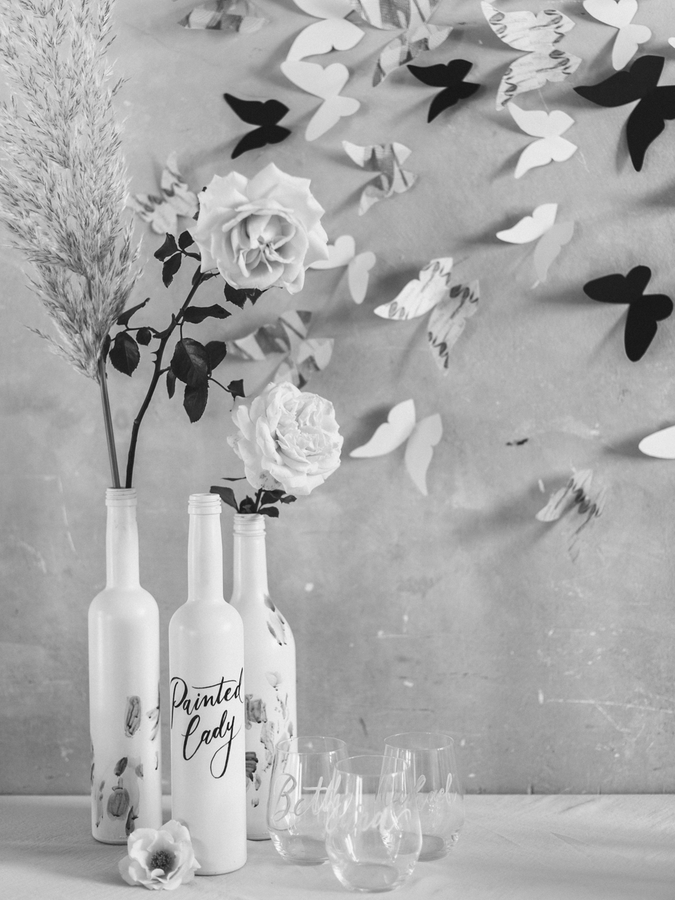 Photography by Marion Heurteboust. Styled by Knot and Pop. Calligraphy by Lamplighter London.
