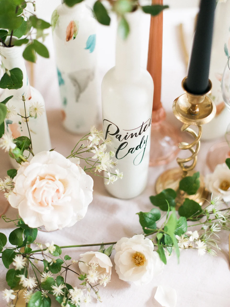 Photography by Marion Heurteboust. Styled by Knot and Pop. Calligraphy by Lamplighter London.