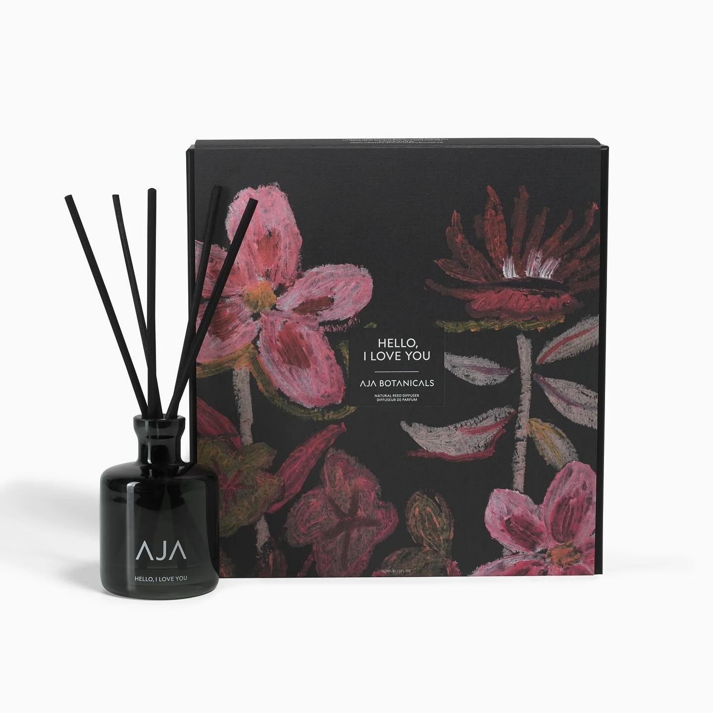 Loved working on this project for @tilly.wood @aja_botanicals with @showstudio ✨ I created oil pastel artworks exploring the herbs, flowers &amp; fauna in the scents of Aja Botanicals range, carefully scanned in for use on diffuser and candles 🕯️