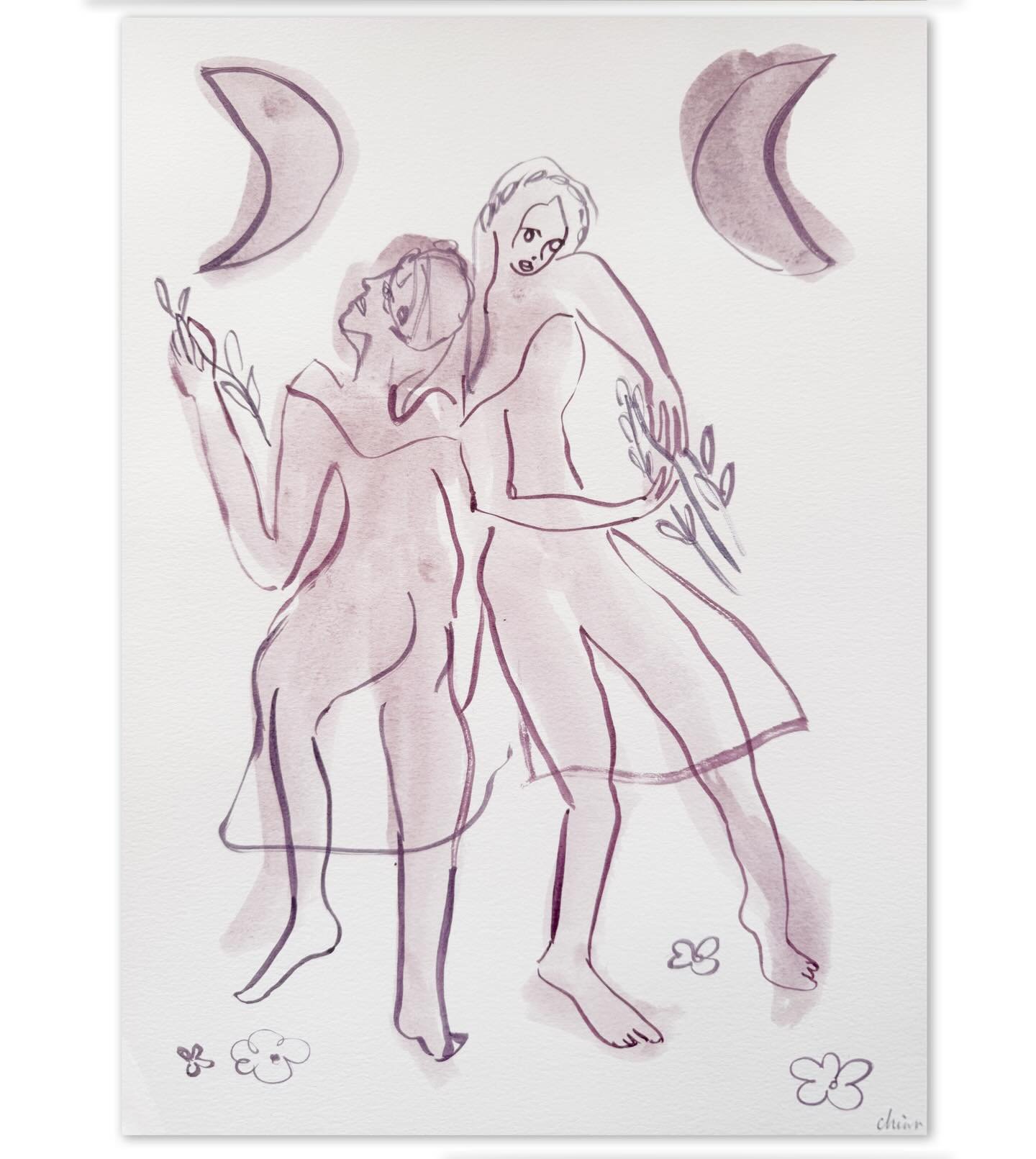 Bathers, Dancers and Lovers, I&rsquo;ve added just a few works on paper to my online shop, and my final day for pre Christmas shipping is next Wednesday 17th, but make sure to order as soon you can to be on the safe side. Great chance to own an origi