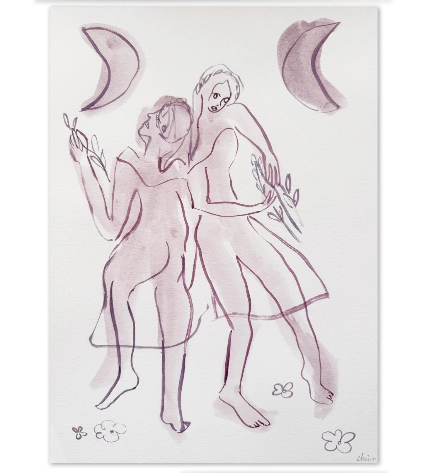 Bathers, Dancers and Lovers, I&rsquo;ve added just a few works on paper to my online shop, and my final day for pre Christmas shipping is next Wednesday 17th, but make sure to order as soon you can to be on the safe side. Great chance to own an origi