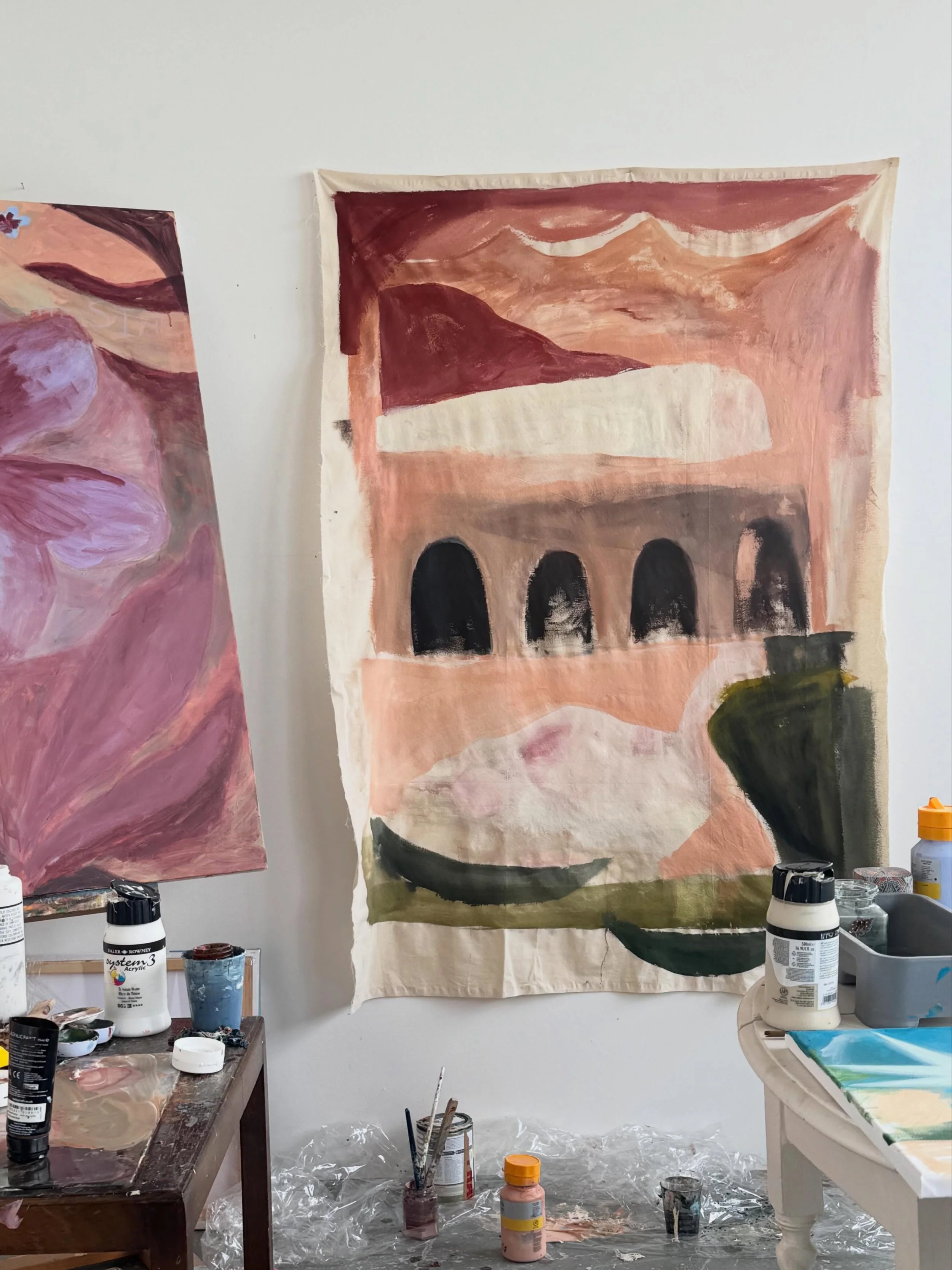 Heatwave ~ Hailstorm painting half term rollercoaster, keeping cool by the sea, princess hair, a lot of wip behind the scenes, tiramisu heaven and the beginnings of my new adventures in herbalism and the magic of plants 🌼 🌱 ✨