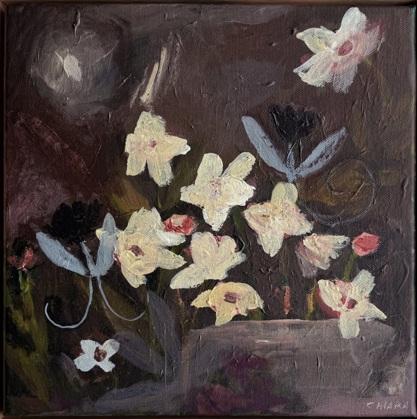 Floral Painting by Italian English Artist Chiara Perano