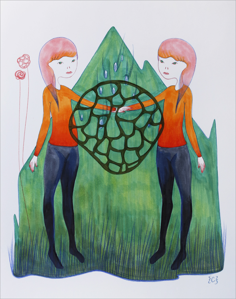   untitled I - ink and pencil on paper  