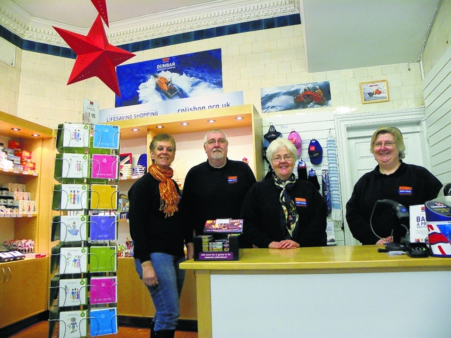 Marie and Ken Headley along with two of the volunteer staff, Margaret Headley and Sue Barnot
