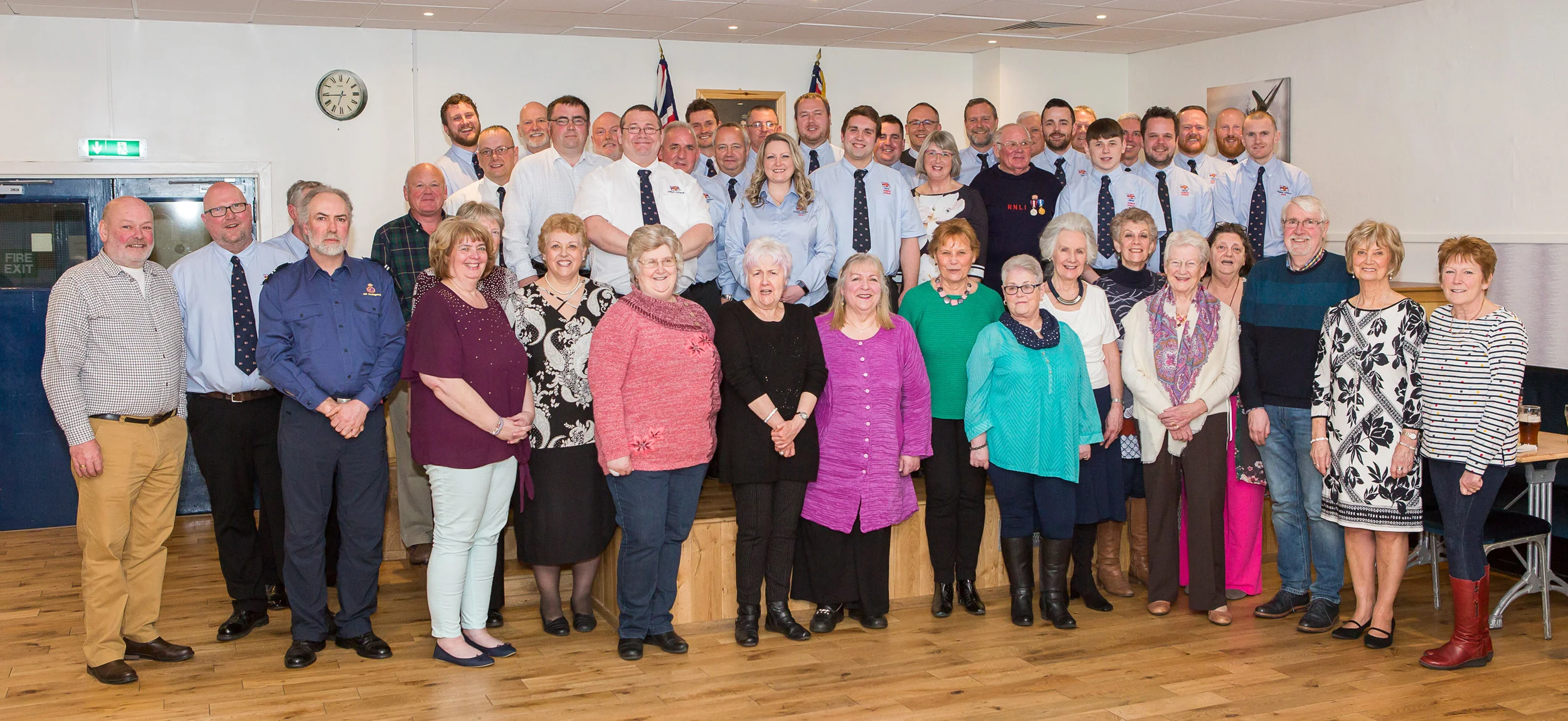 Dunbar’s lifeboat crew, fundraisers, shop and committee volunteers. (Photo: Nick Mailer)