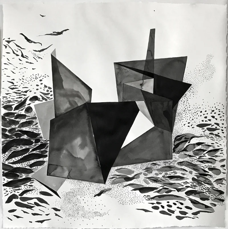 Works On Paper Process Drawings Nooshin Rostami - 