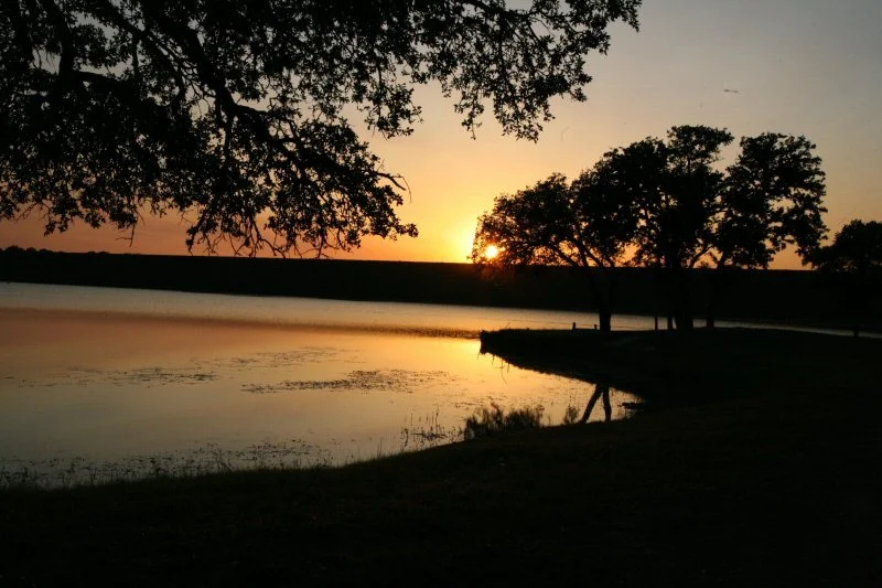 Sunset at Jenschke Lake