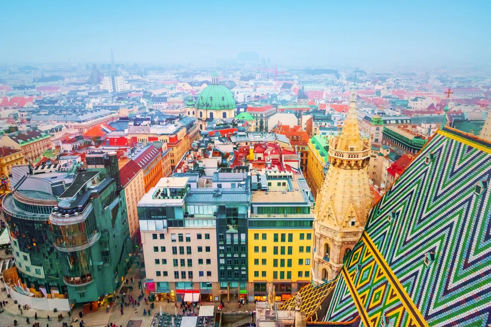 View over Vienna, Austria