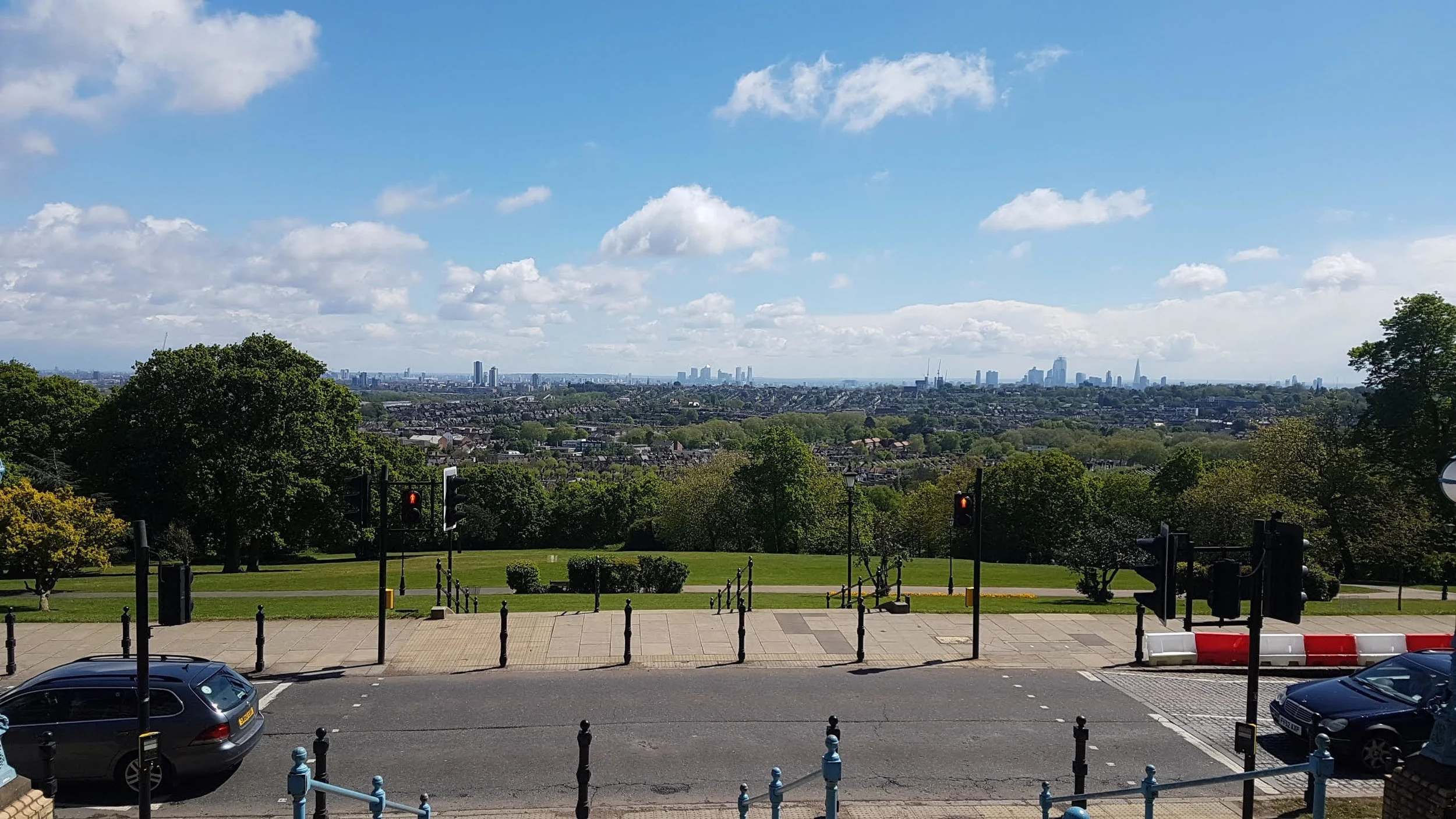 View over London from Alexandra Palace