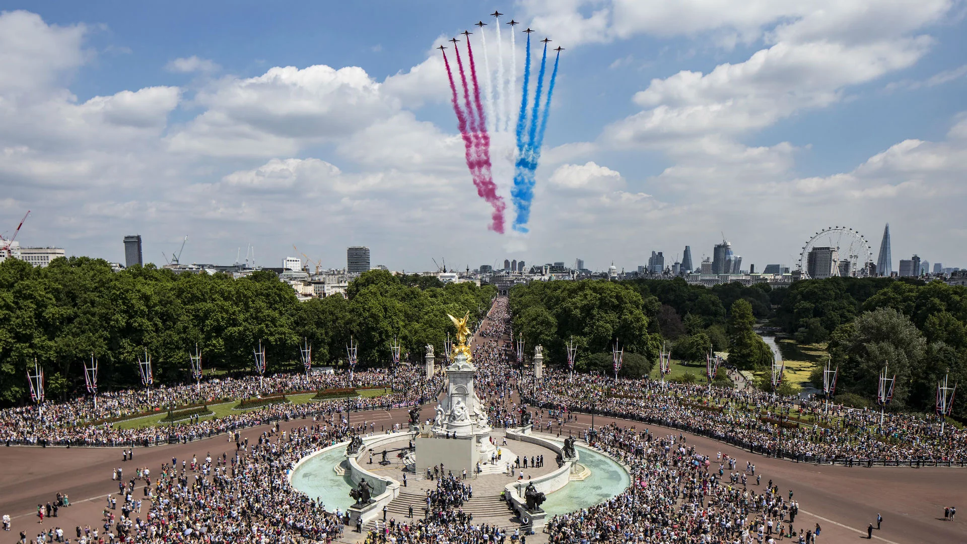 RAF (Royal Air Force) flypast