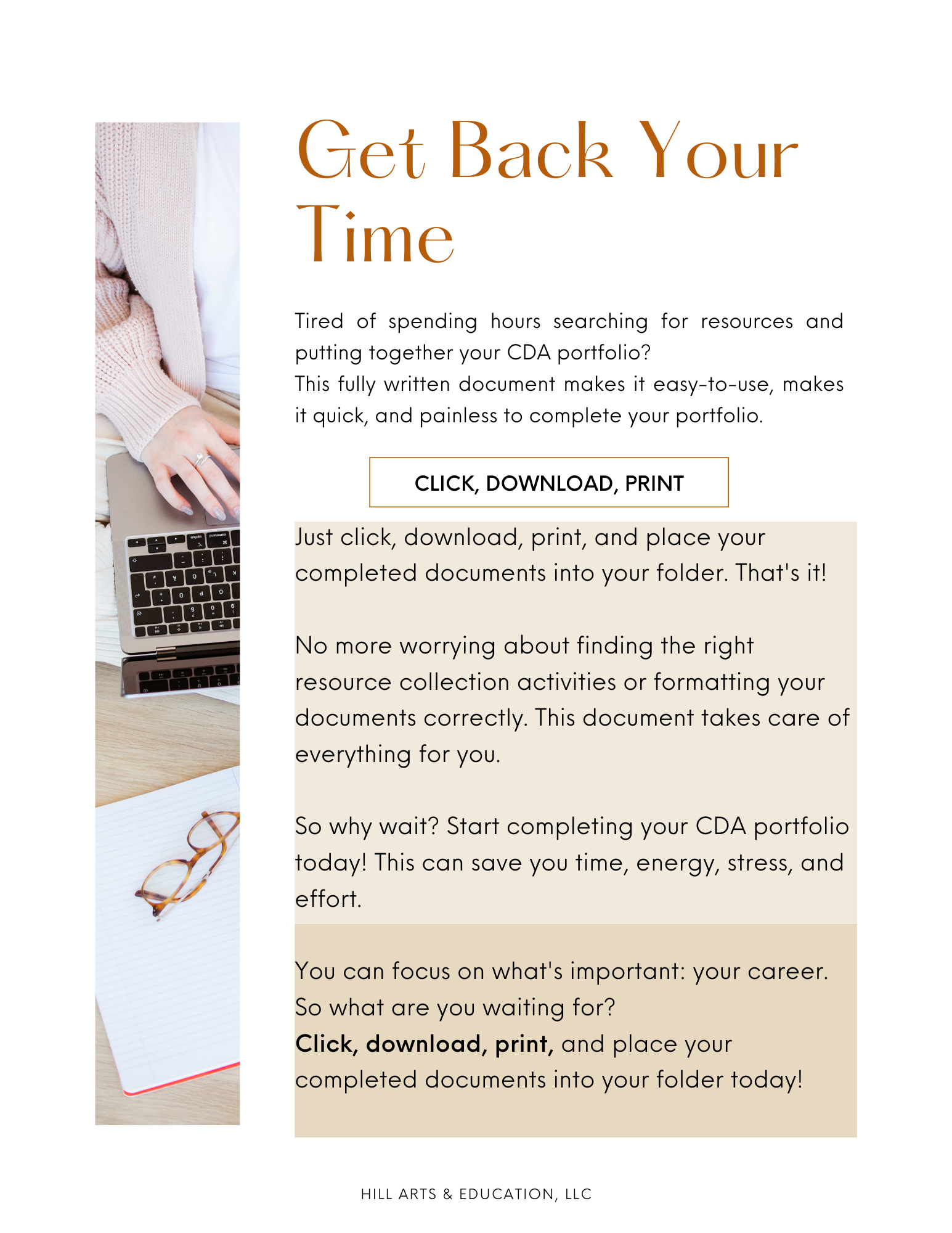 CDA Fully Written RC II 1-9 Learning Experiences Portfolio Builder ...