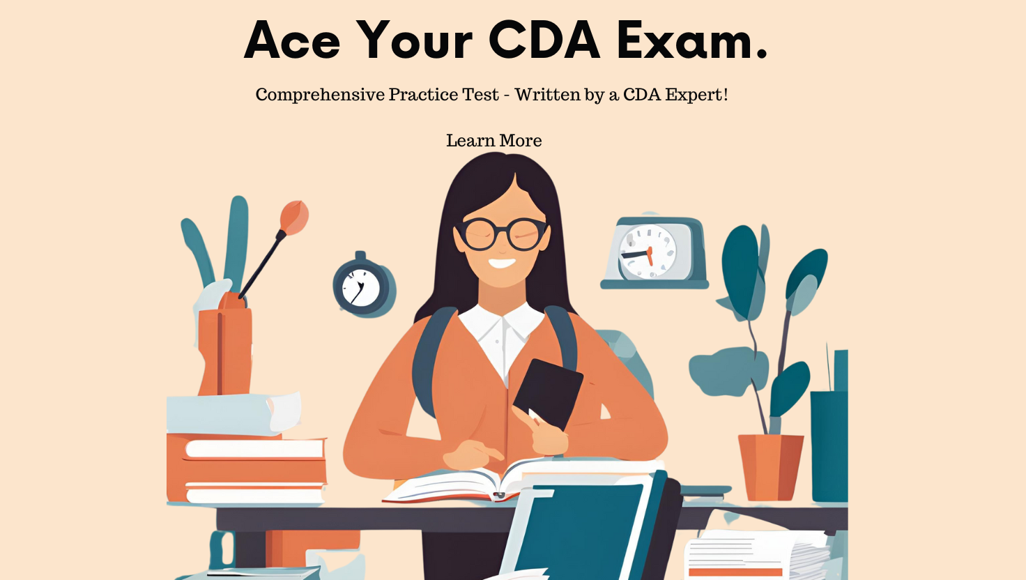 Ace Your CDA Exam. Comprehensive Practice Test Thumbnails. (1).png