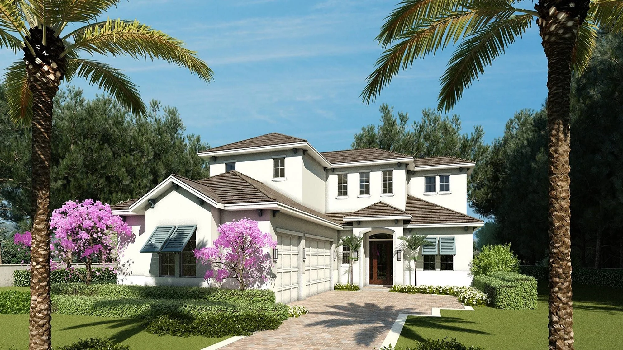 The Aruba | 1618 Bay Road, Sarasota, FL 34231 $1,379,000 | 4 Bedrooms | 3 Full Bathrooms | 1 Half Bathroom | Study | Bonus Room | Pool and Spa
