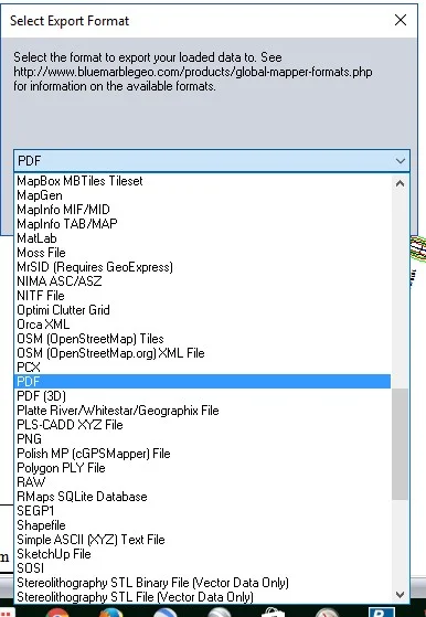 Select your format: PDF.