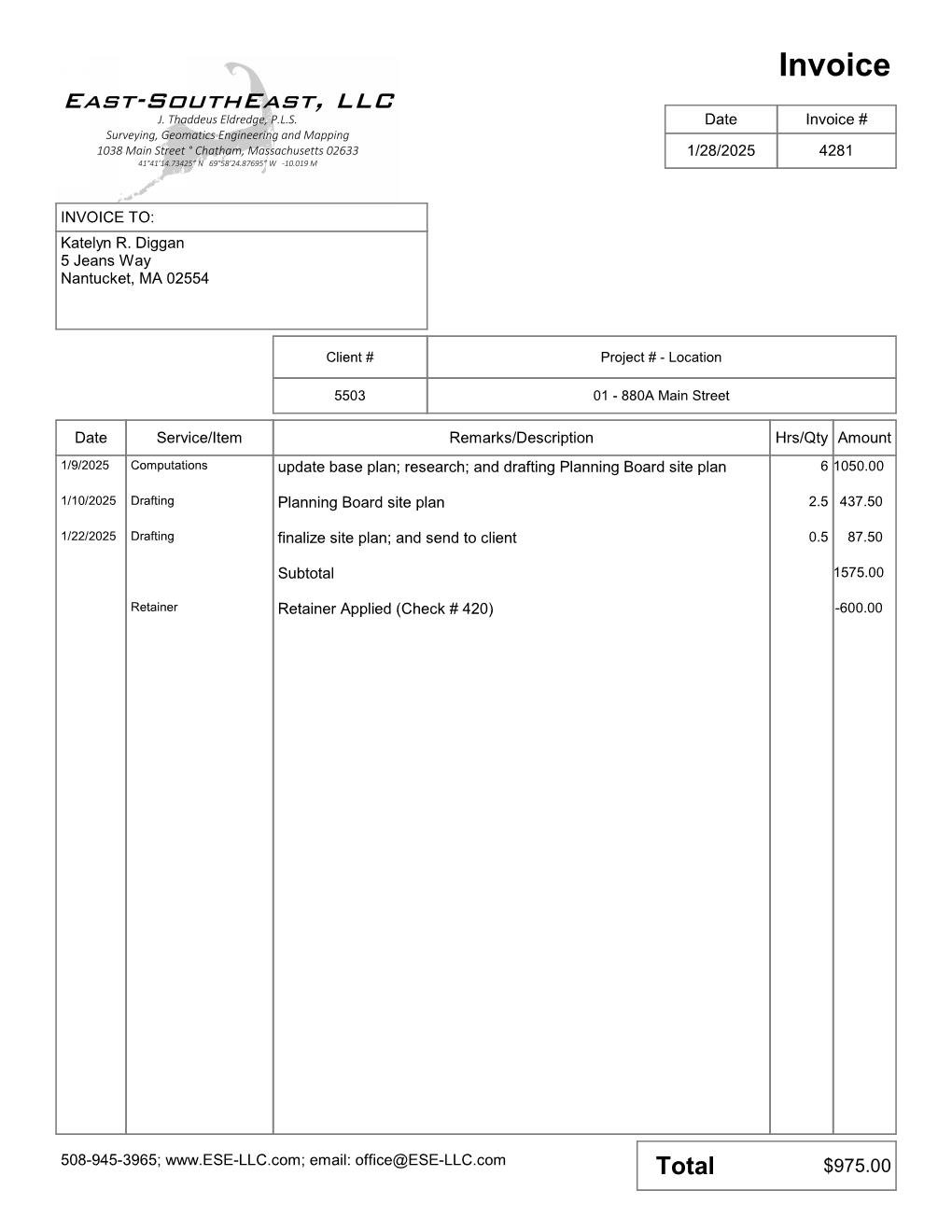 Invoice # 4281 Diggan - 880A Main Street.jpg