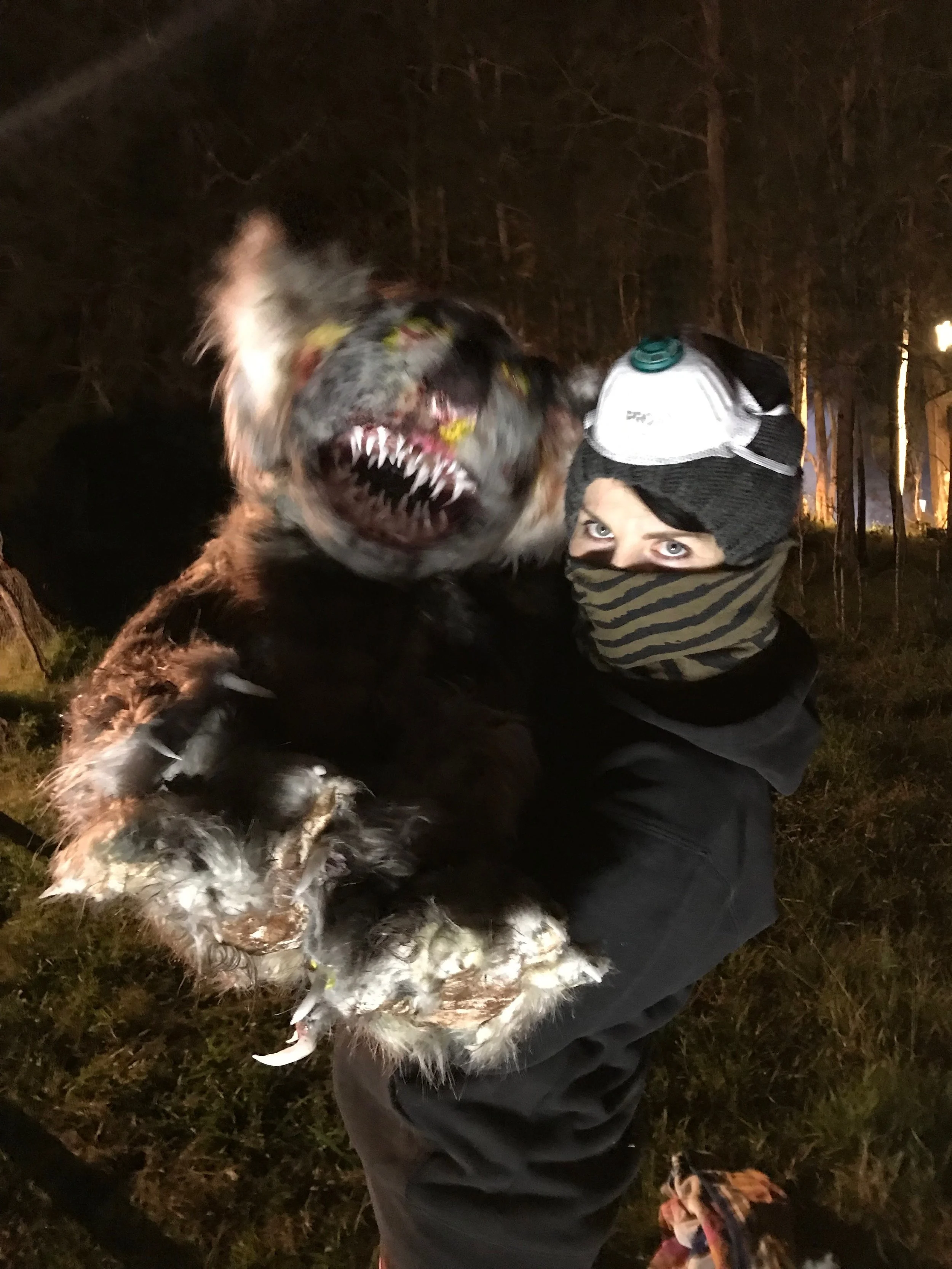 Drop bear puppet