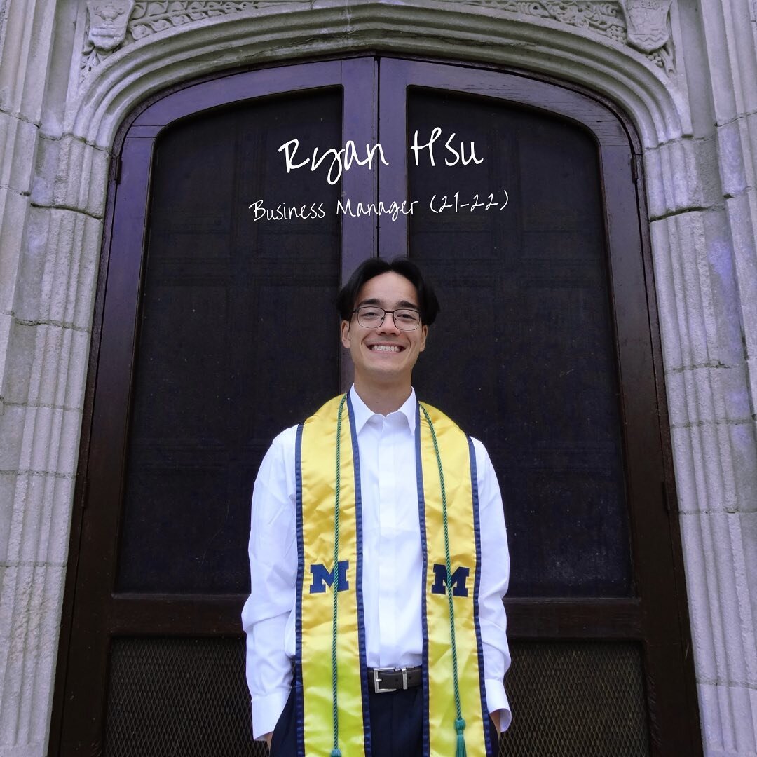 Our other senior shoutout is our incredible bass Ryan 🥰

Ryan is graduating with a BA in Secondary Education with a concentration in Social Studies. He was our Business Manager his junior year, and his favorite mirchi song ever to sing is &ldquo;Wil