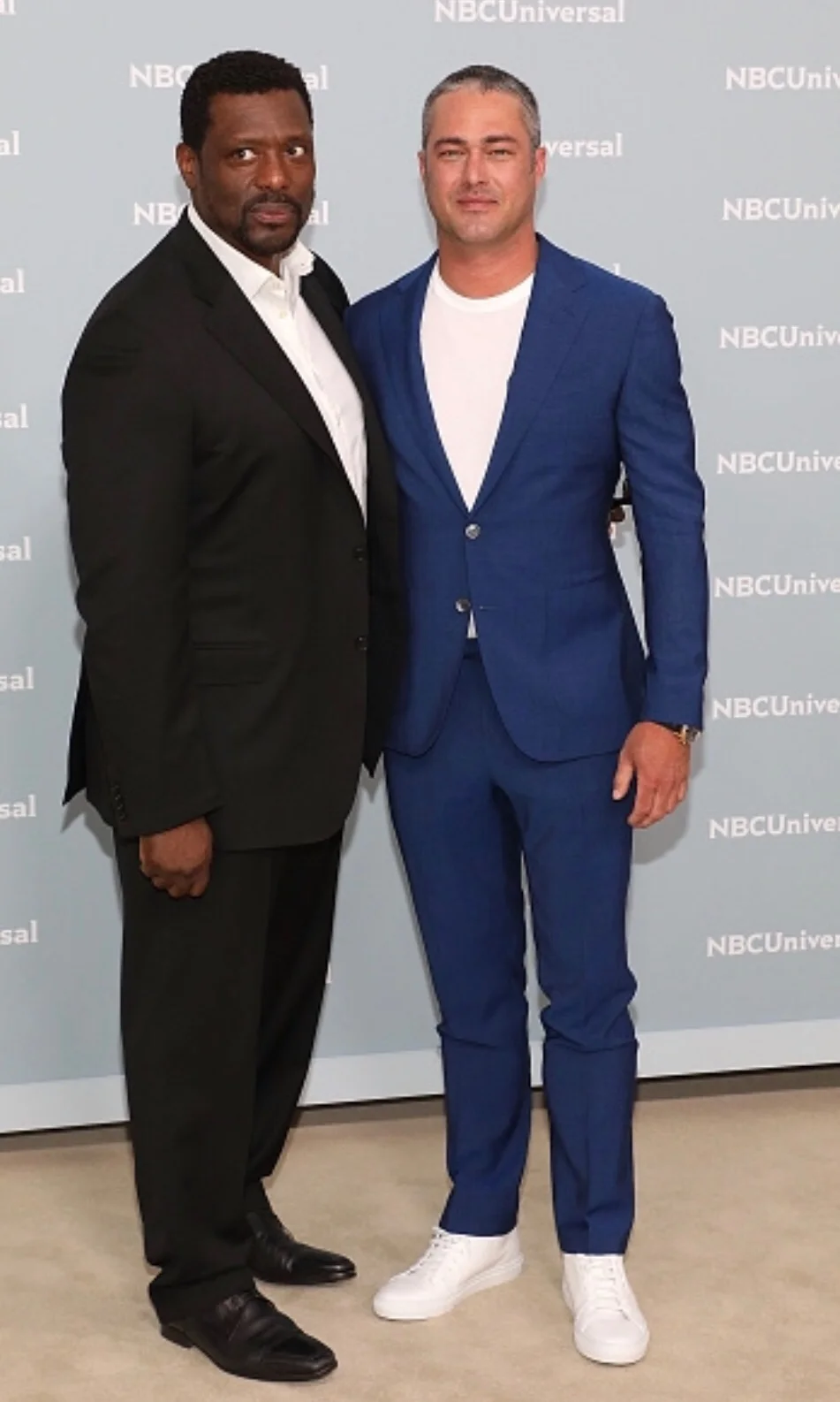Eamonn Walker & Taylor Kinney NBC Upfronts
