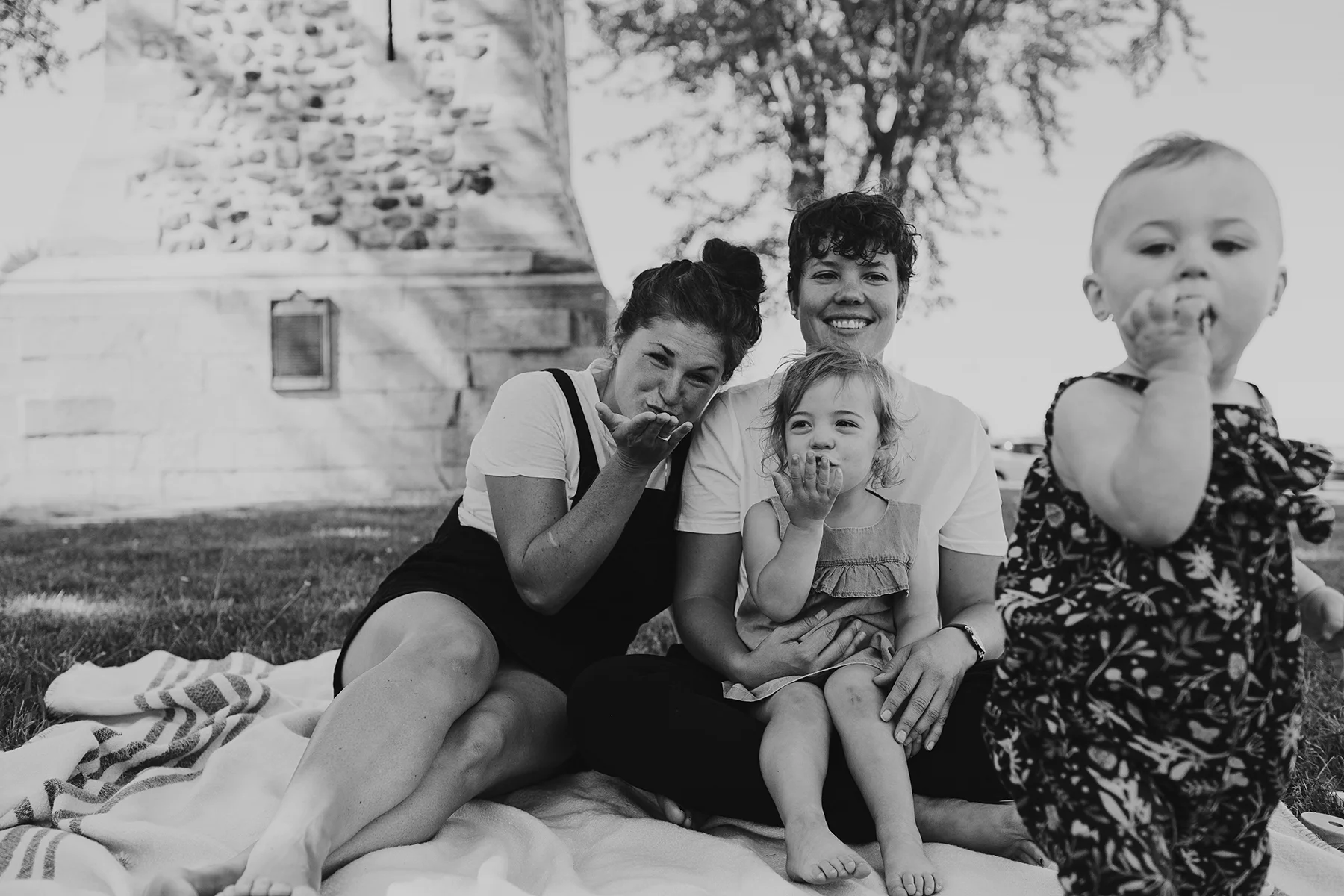 Famille - Sophie, Karine, Justine &amp; Charlie
