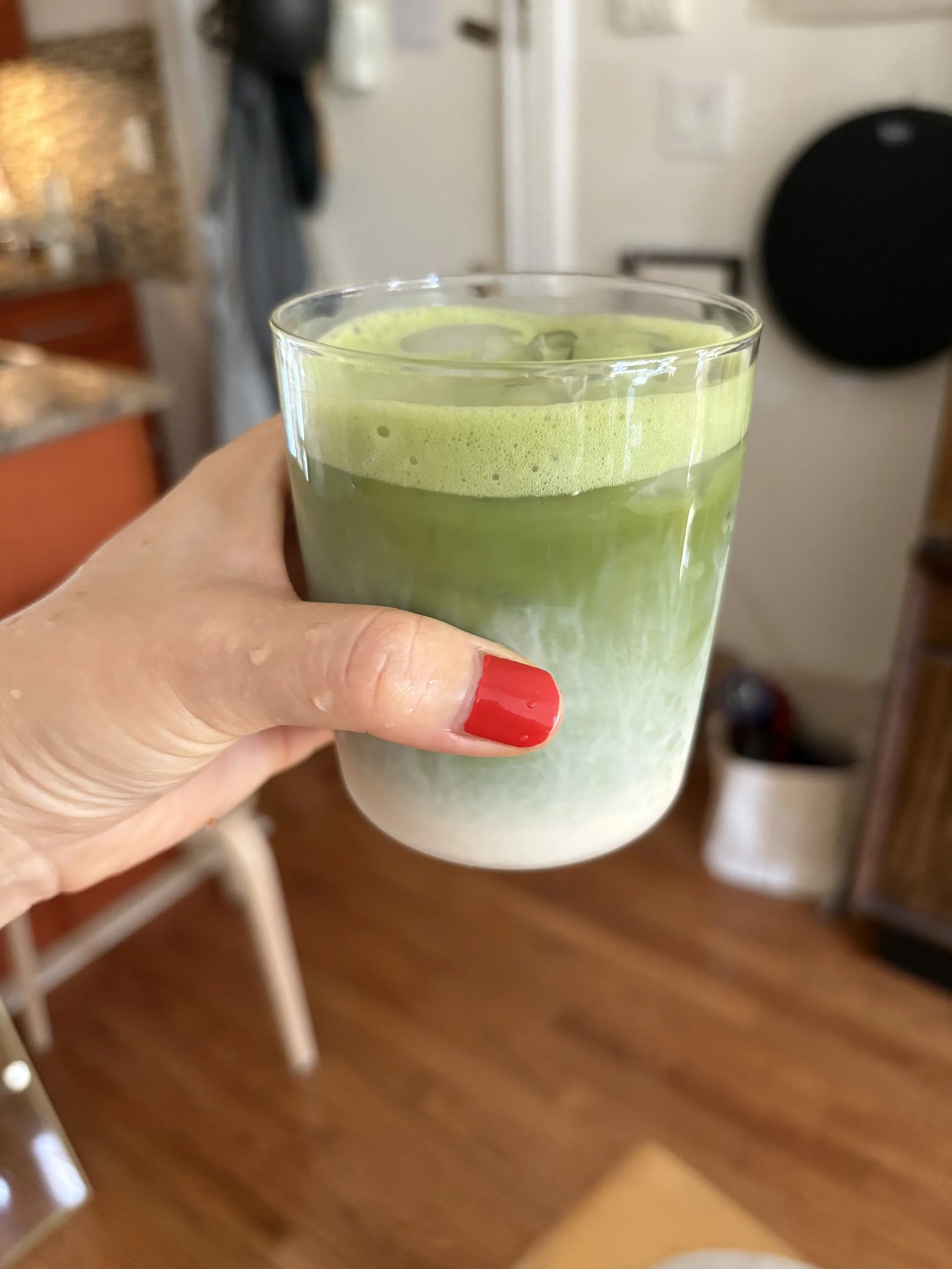 Japanese meets American ( Matcha latte)