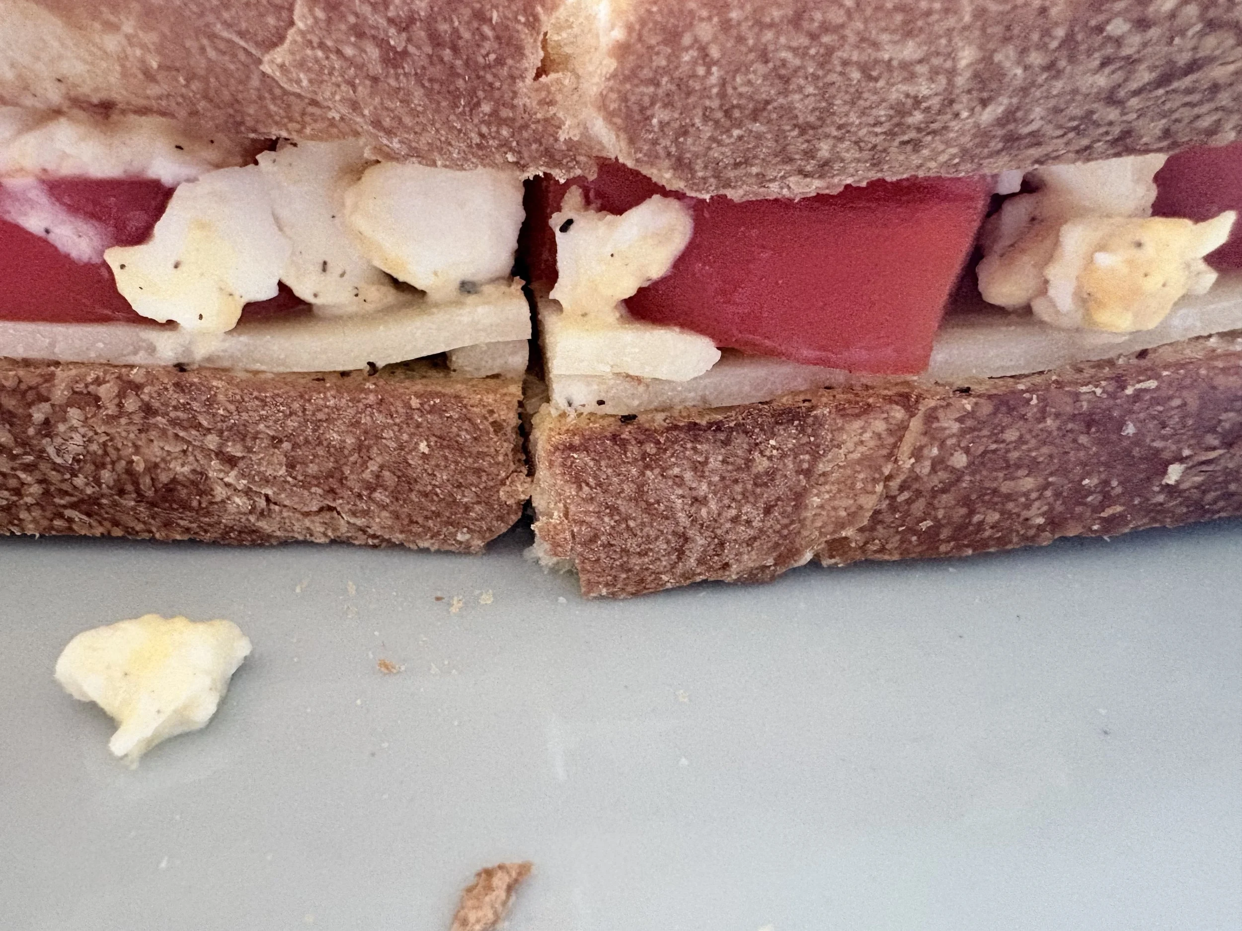 egg dream part 1   ( egg salad,tomato and cheese)