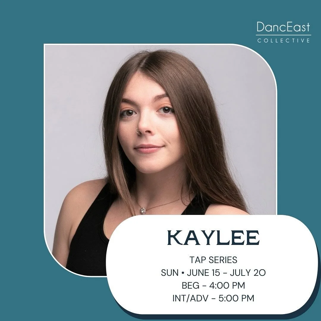 🎵✨ ADULT TAP DANCE SERIES ✨🎵

Ready to tap into something amazing? Your Sunday just got a whole lot more rhythmic!

SUNDAYS JUNE 15 - JULY 20 (No class June 29)

🌟 Meet Your Instructor: KAYLEE LANE 🌟 Get ready to learn from the best!

⏰ Class Tim