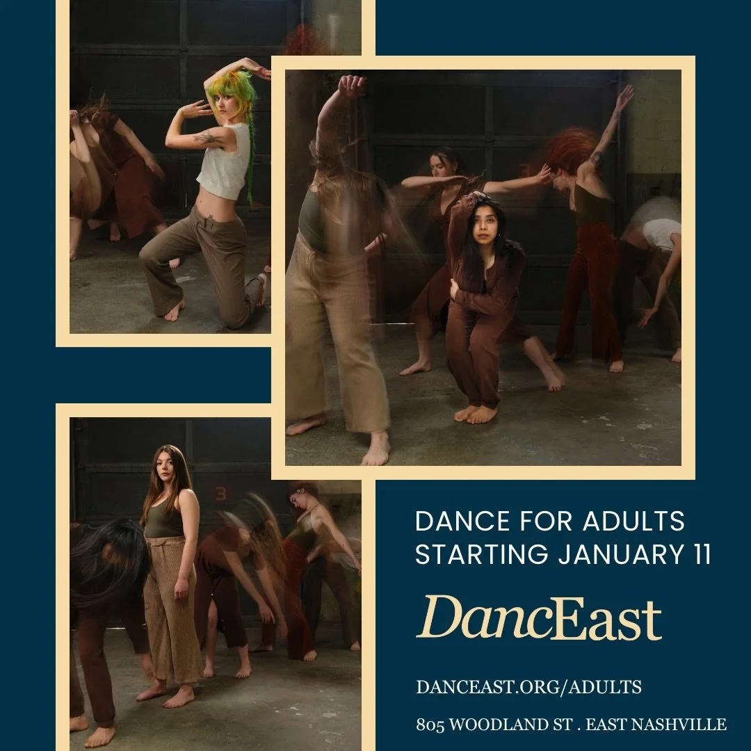 Tap, Ballet, Contemporary, Jazz, Modern, and more. Classes for all levels. Tap series registration open NOW! Registration for all other classes will open Jan. 5. New Year, New Skills, New Moves, New Dance Community! Join us in the heart of East Nashv